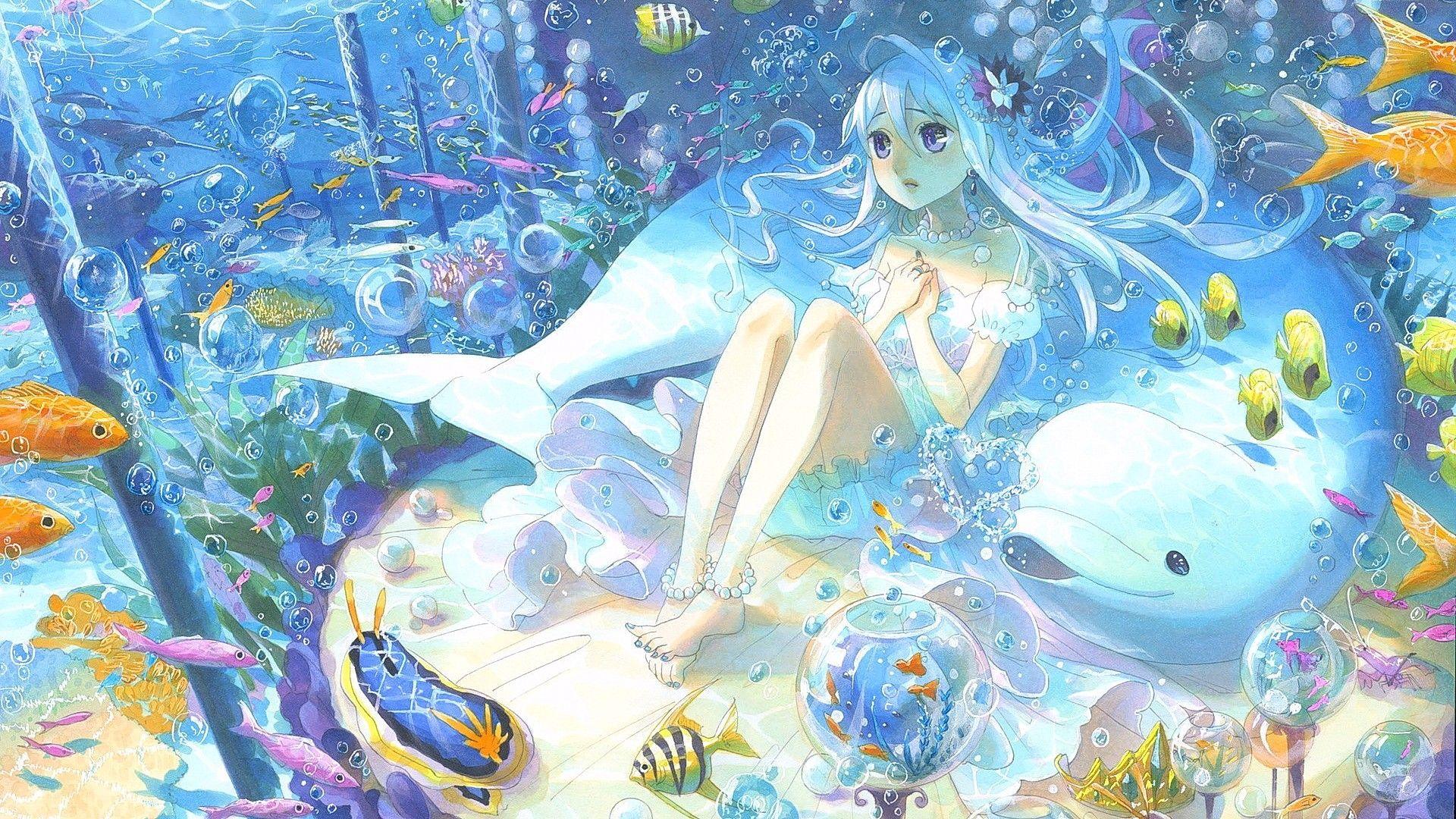 Anime Underwater Wallpapers - Top Free Anime Underwater Backgrounds