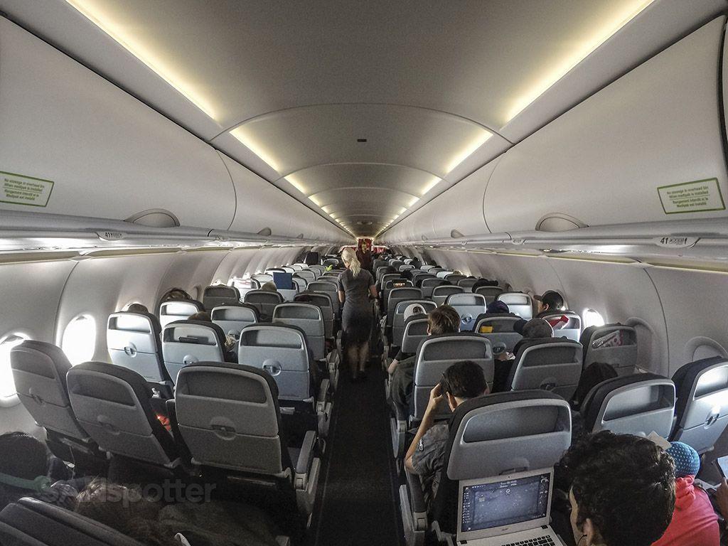 1024x768 Air Canada Rouge Airbus A321 200 main cabin interior configuration