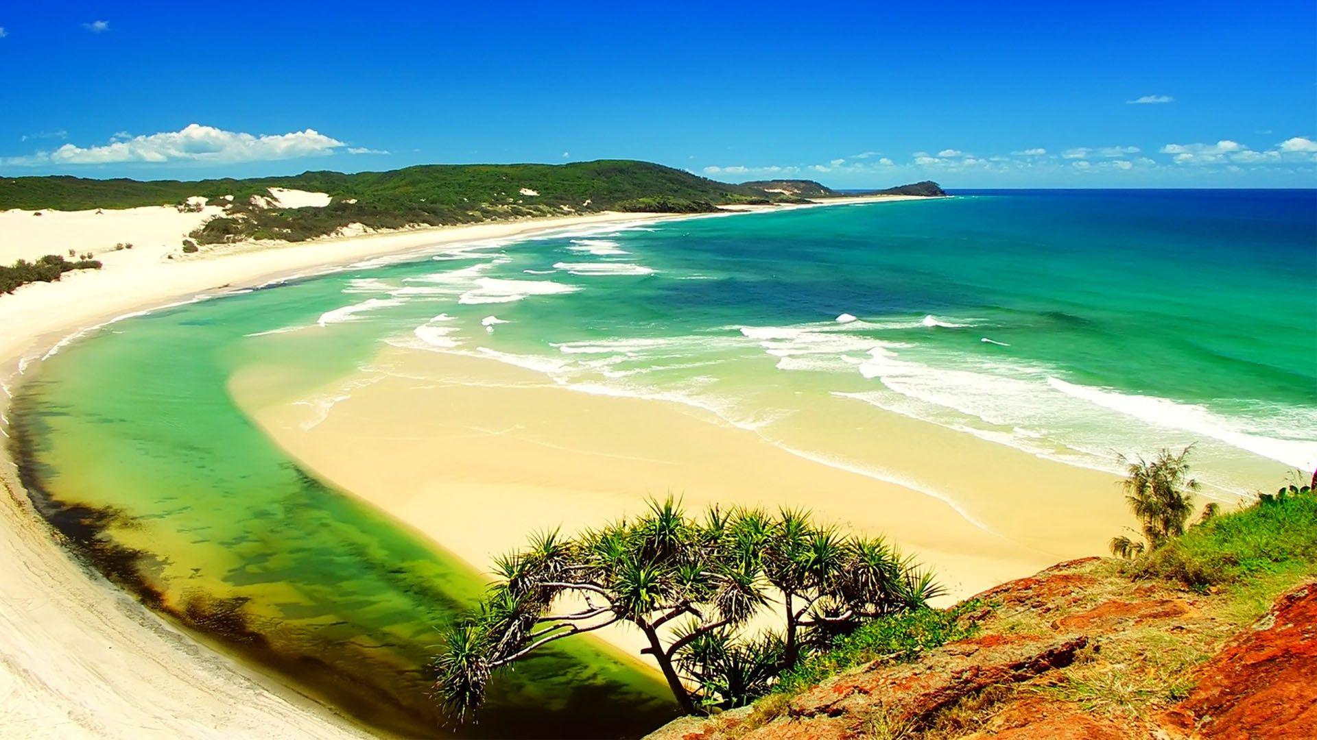 1920x1080 Photos Of Summer Beach Wallpaper For Desktop HD Full Pics iPhone