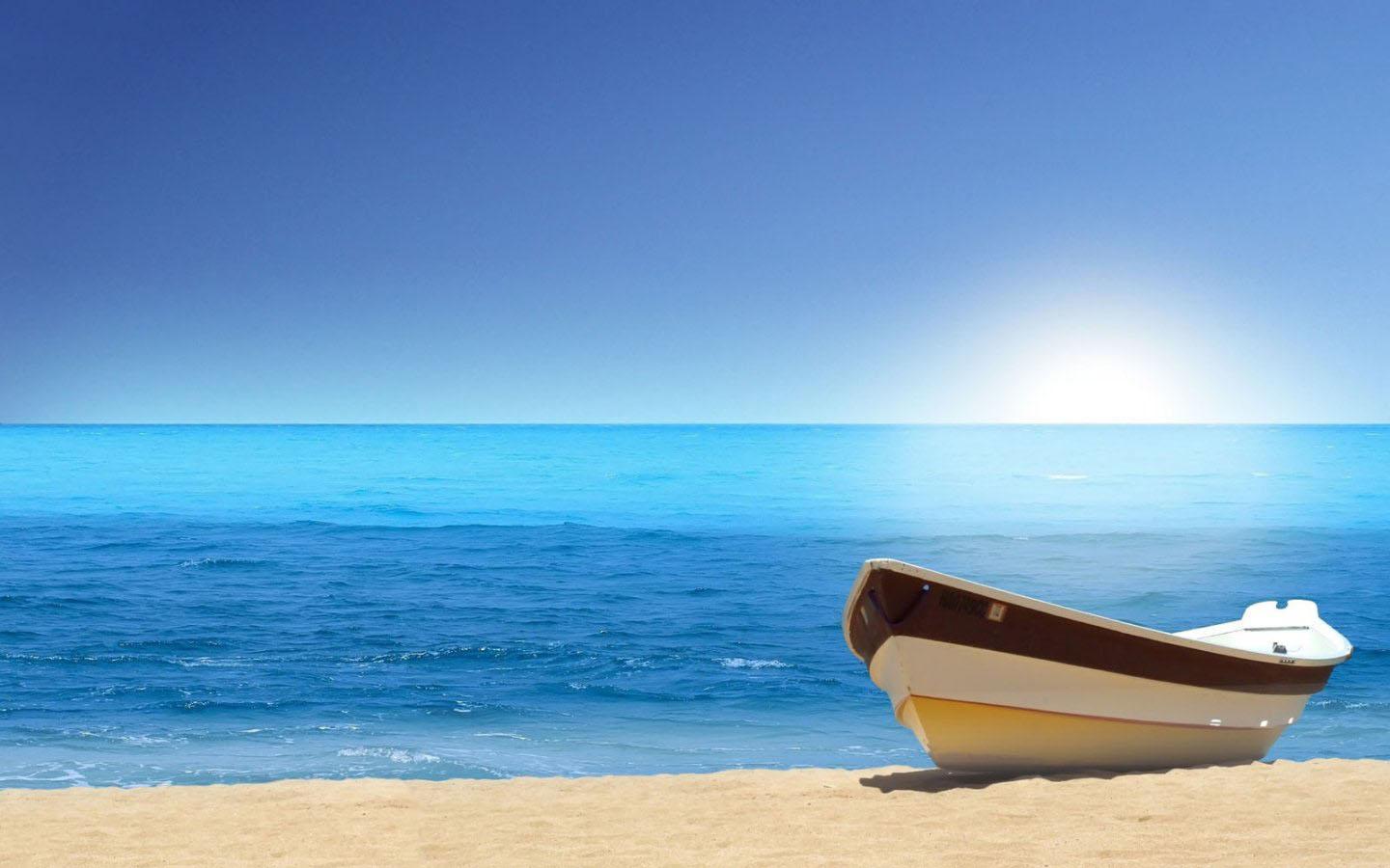 1440x900 Summer Beach Wallpaper