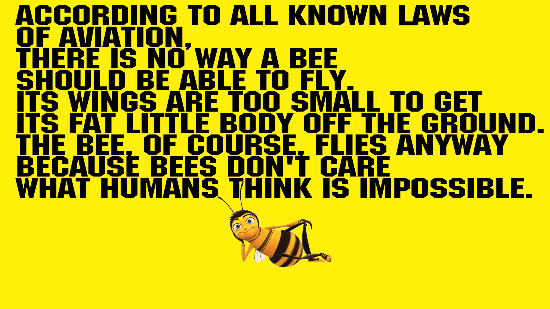 1920x1080 Bee Movie Wallpaper