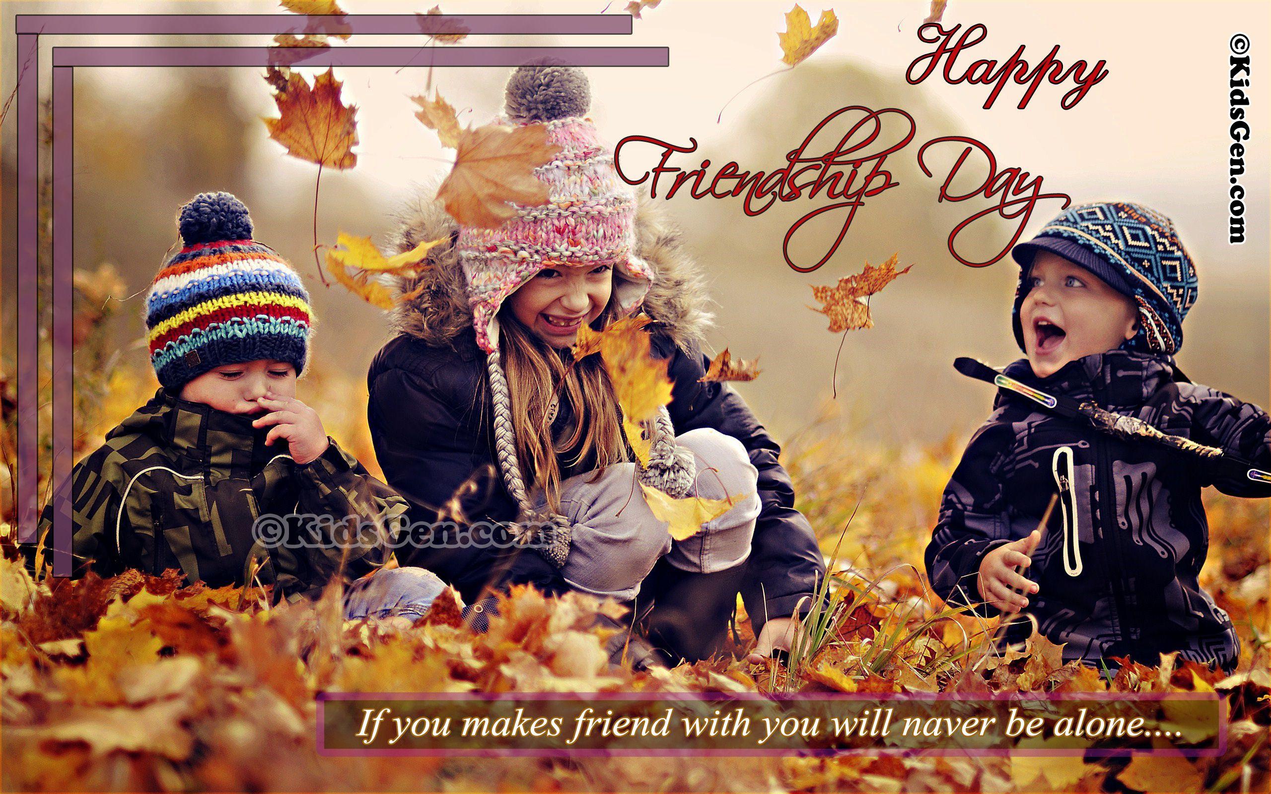 2560x1600 Wallpaper on Friendship Day for kids