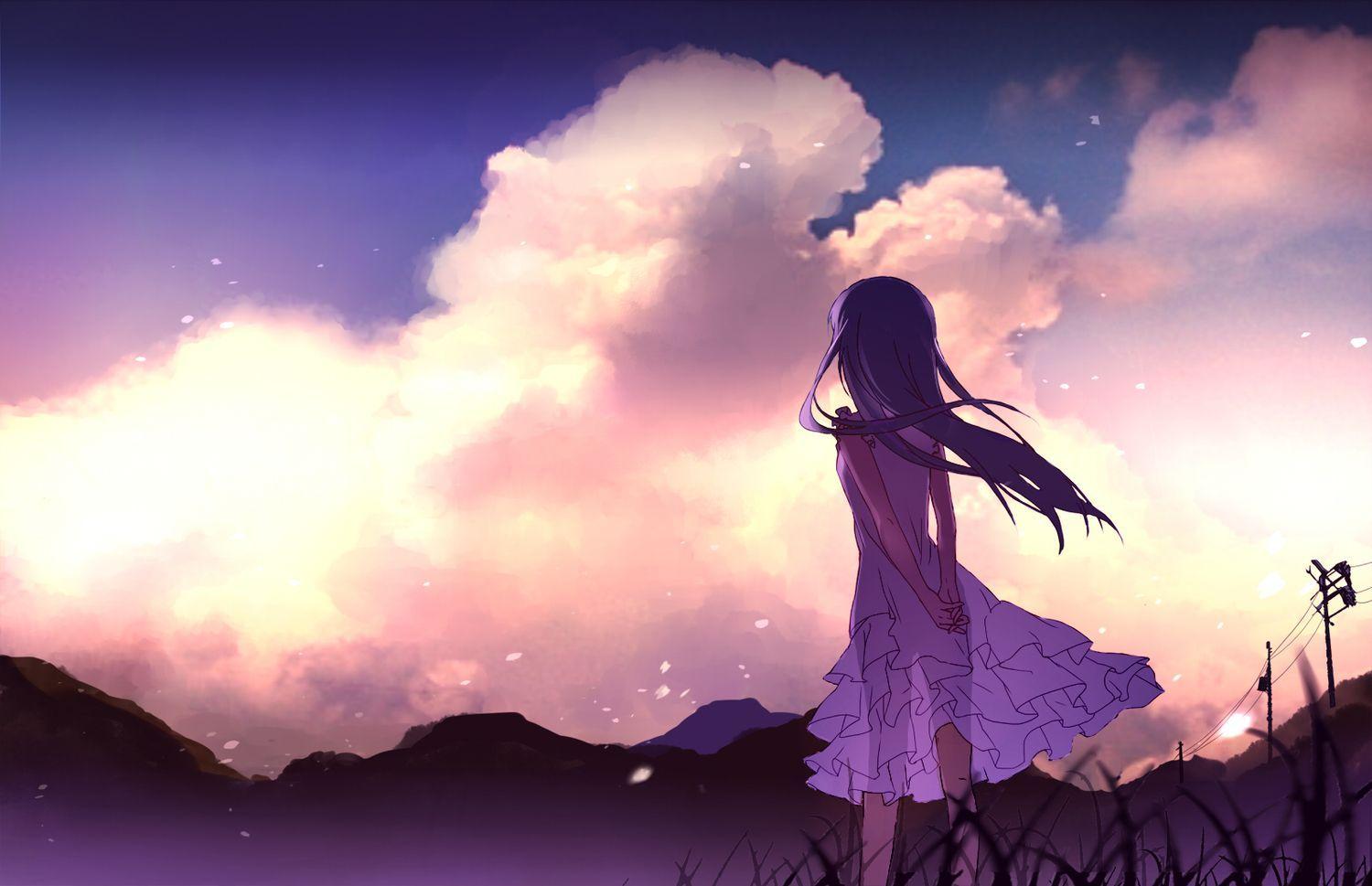 Lonely Anime Girl Wallpapers Top Free Lonely Anime Girl Backgrounds Wallpaperaccess 