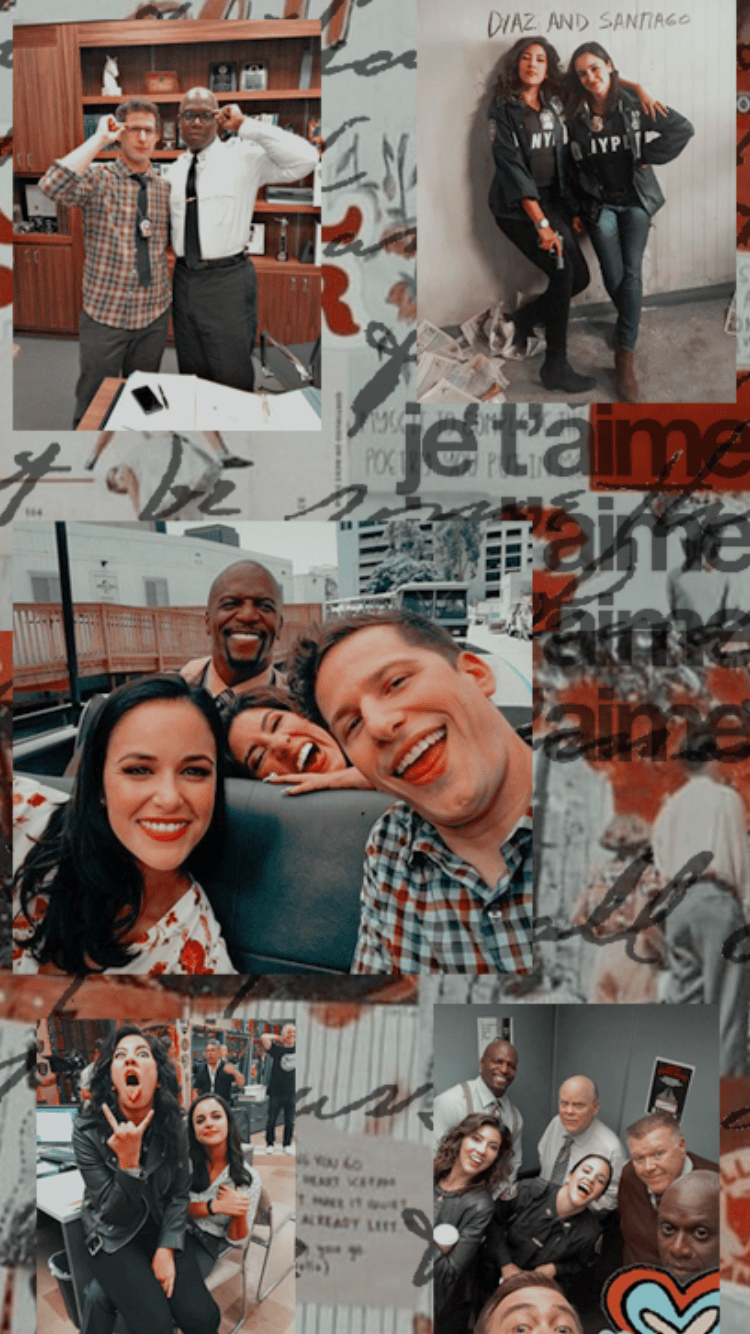 750x1334 Brooklyn 99 lockscreen. Cartazes gráficos, Series e filmes