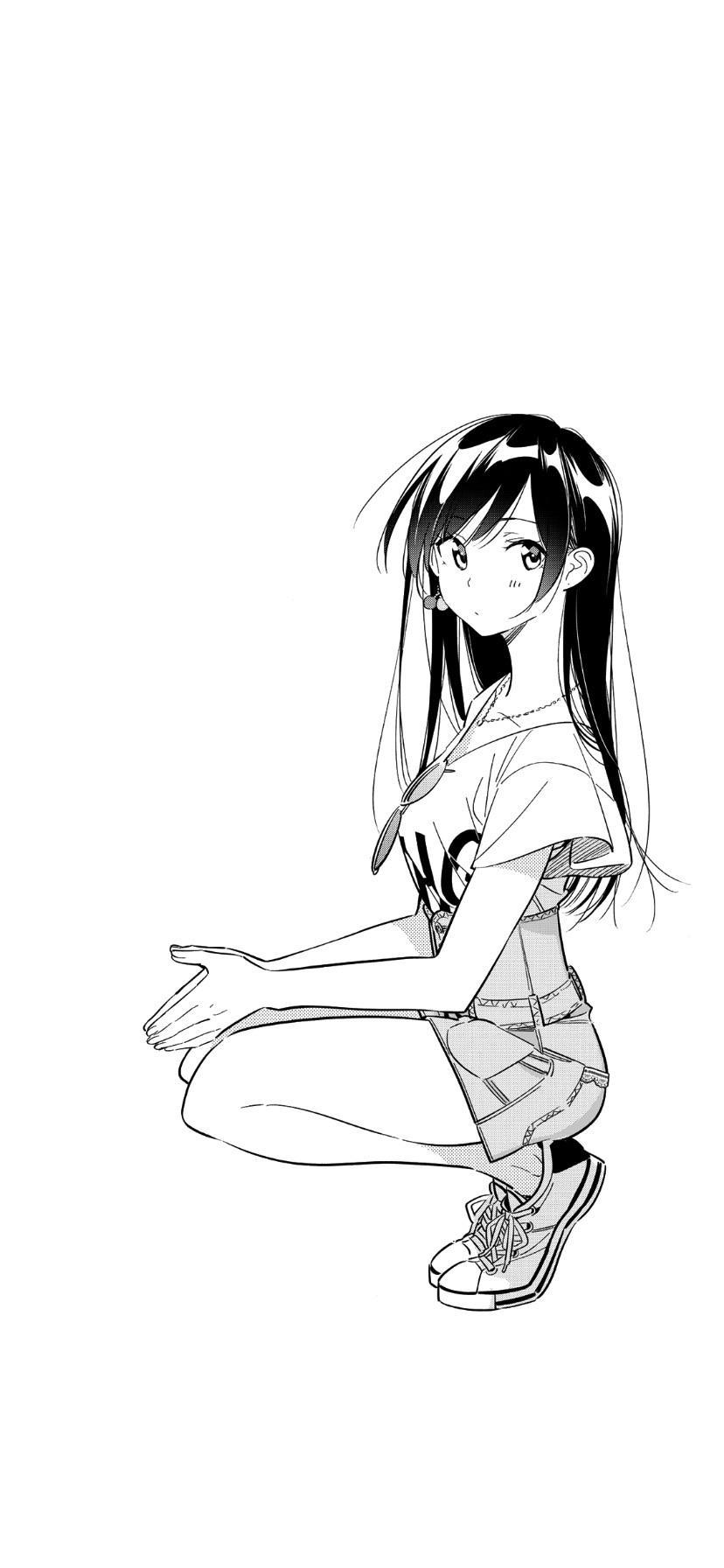 828x1792 I turned a manga panel into a phone wallpaper for y'all and
