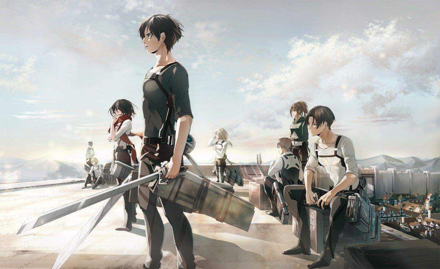 1797x1100 Anime Attack On Titan Jean Kirstein Historia Reiss Sasha Blouse