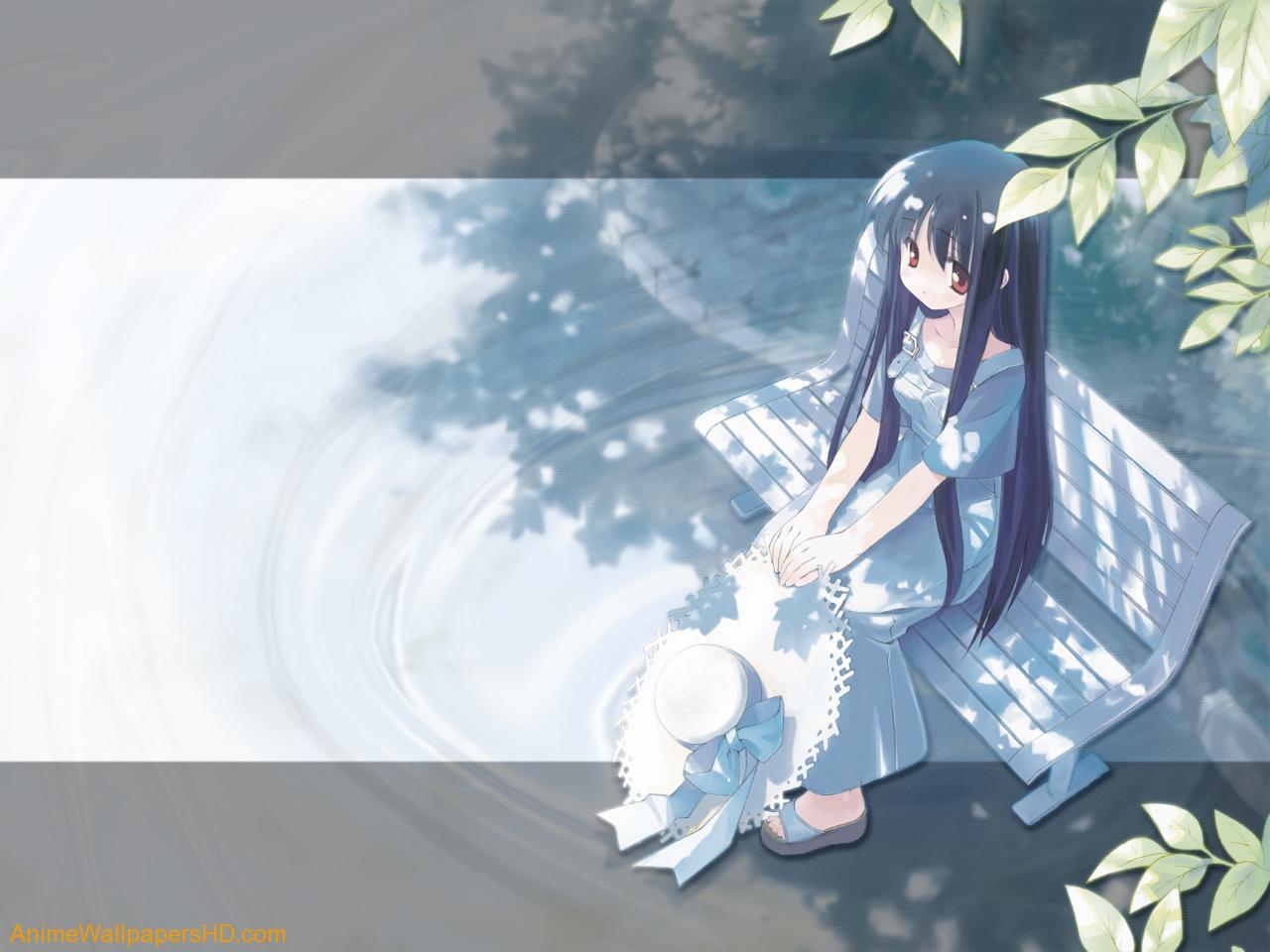 A Beautiful Lonely Anime Girl On A Long Way Of Life, Thinking, Ai Generated  Image Stock Photo, Picture and Royalty Free Image. Image 202545010.