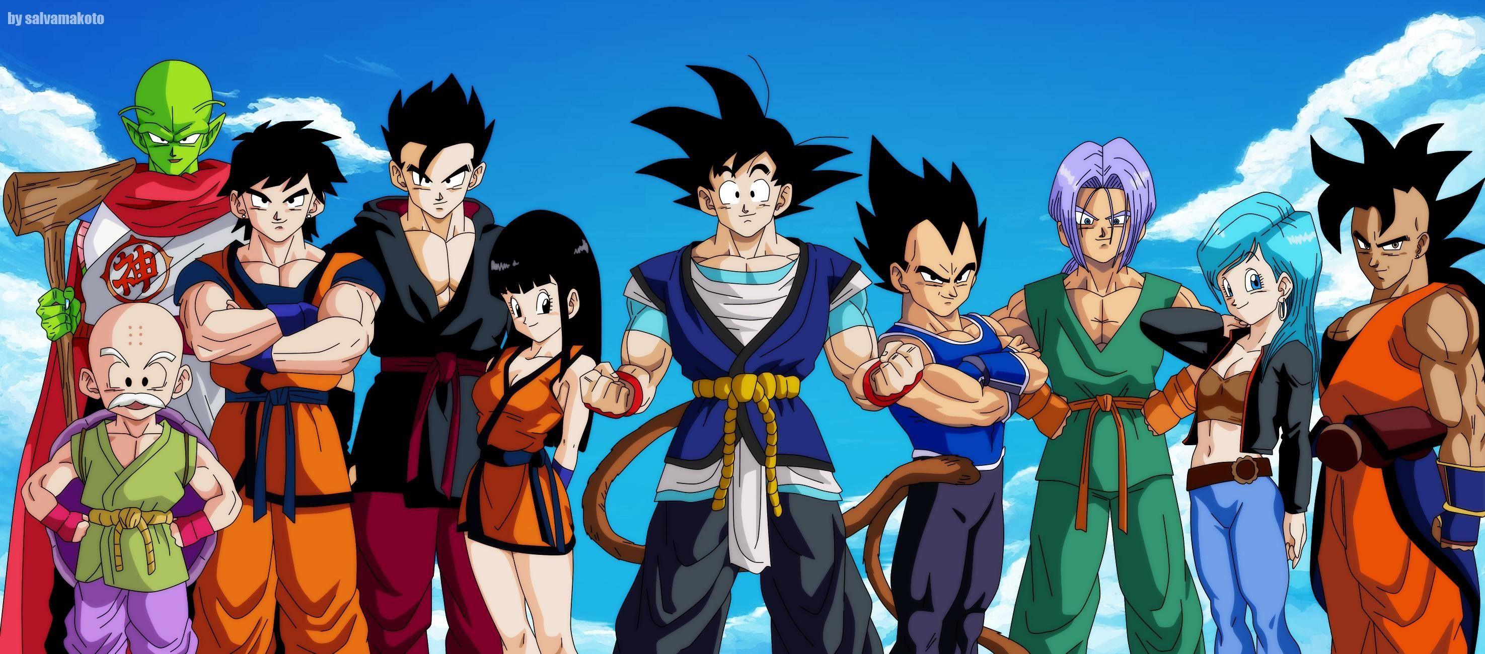 2950x1300 Dragon Ball Z Trunks Wallpaper