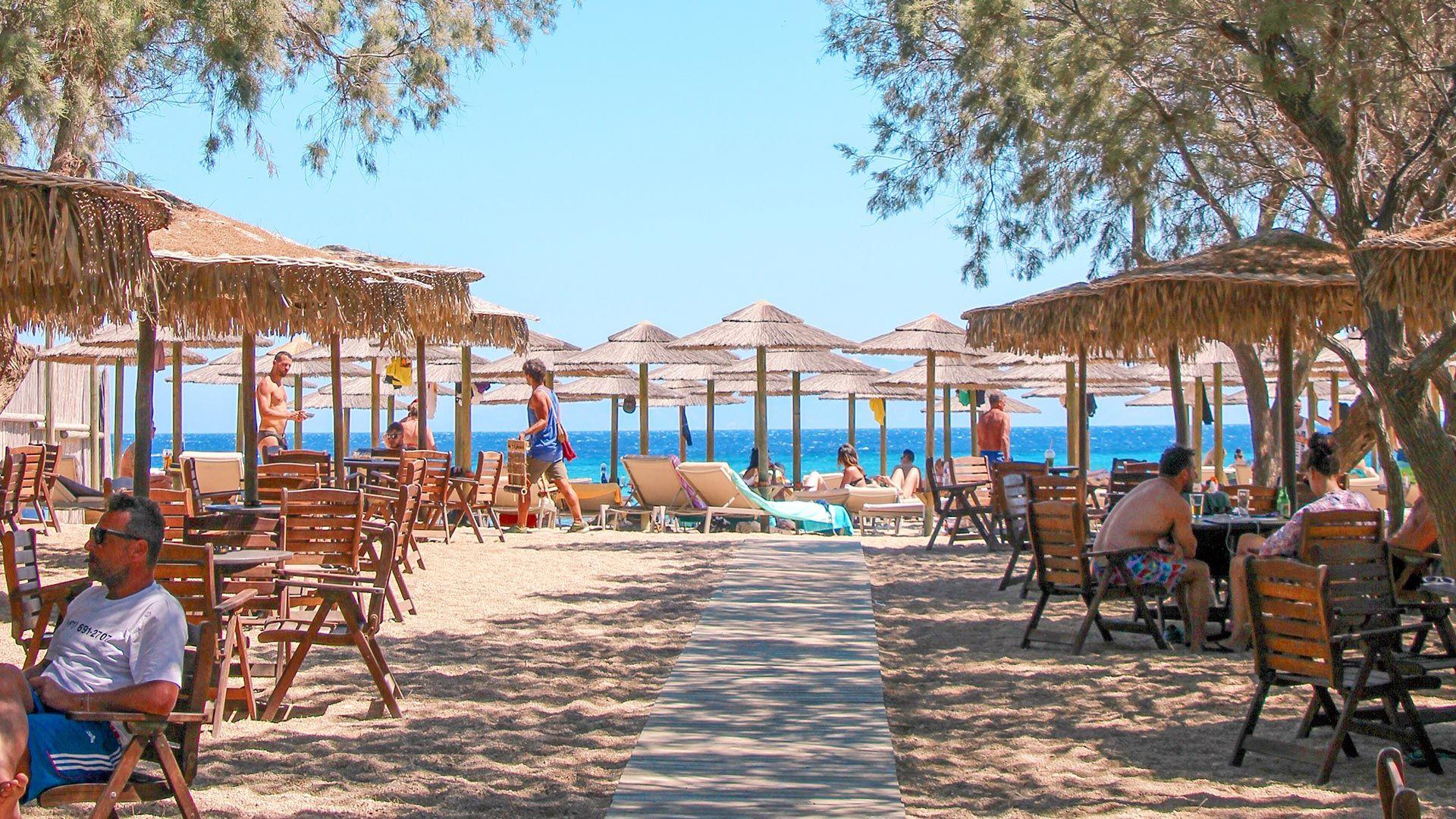 1920x1080 Mykonos Beach Bar. Agrari Beach Hotel in Mykonos Island Greece
