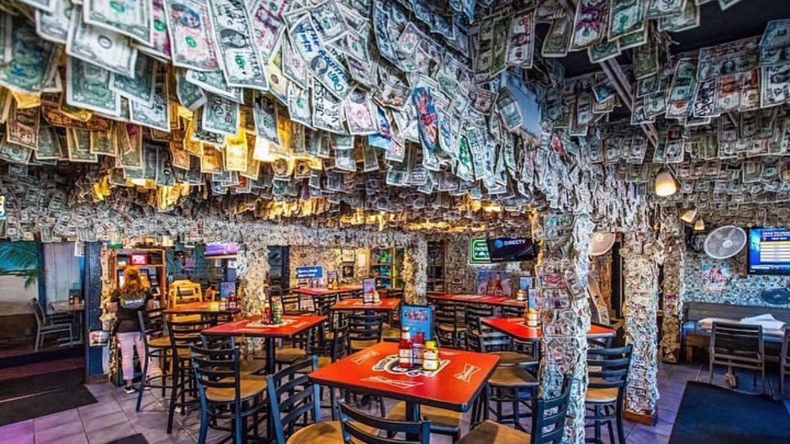 1600x900 If you stapled a dollar at this beach bar, it's gone now