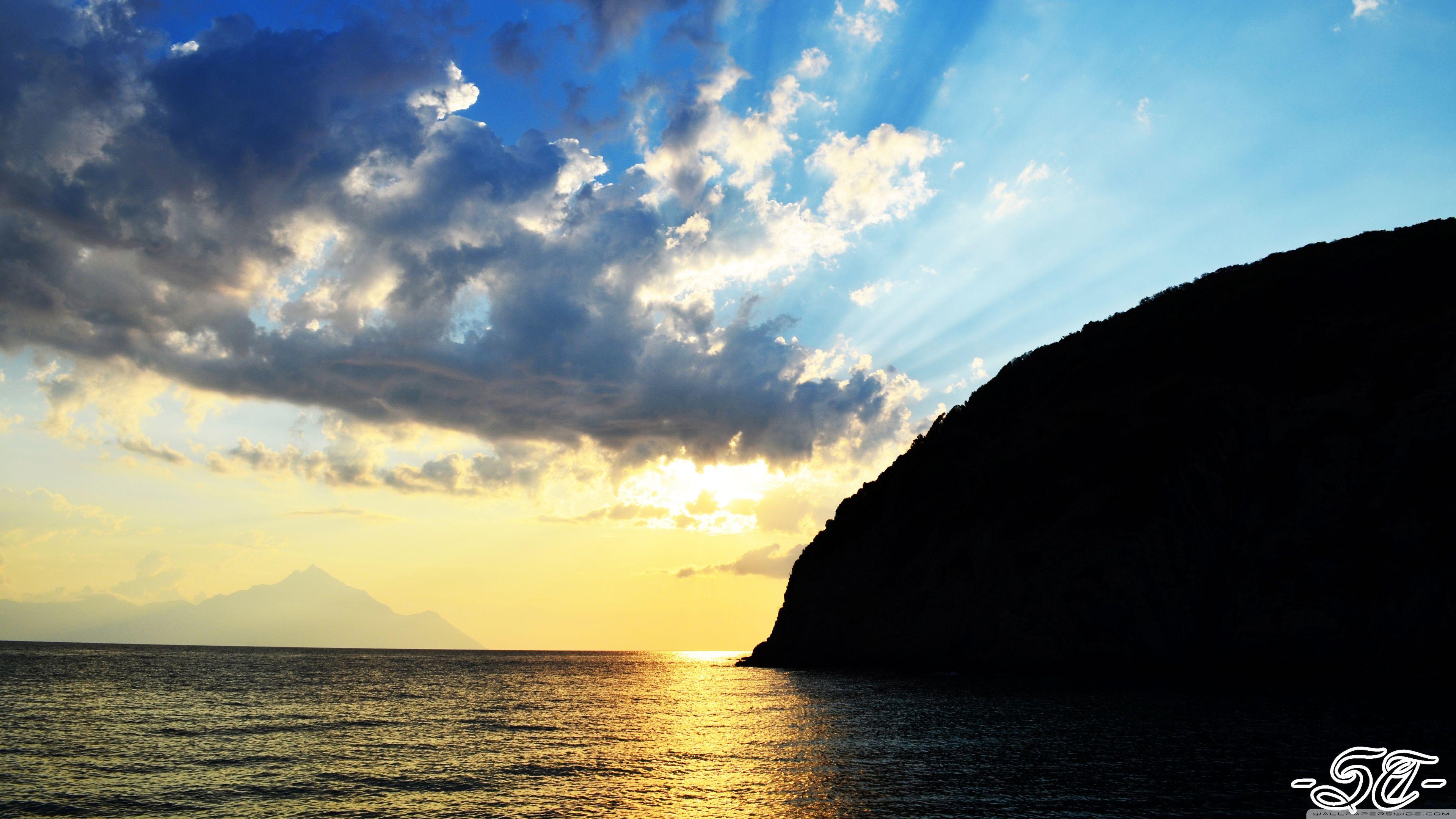 3840x2160 Goa Beach Bar Sarti Halkidiki Ultra HD Desktop Background