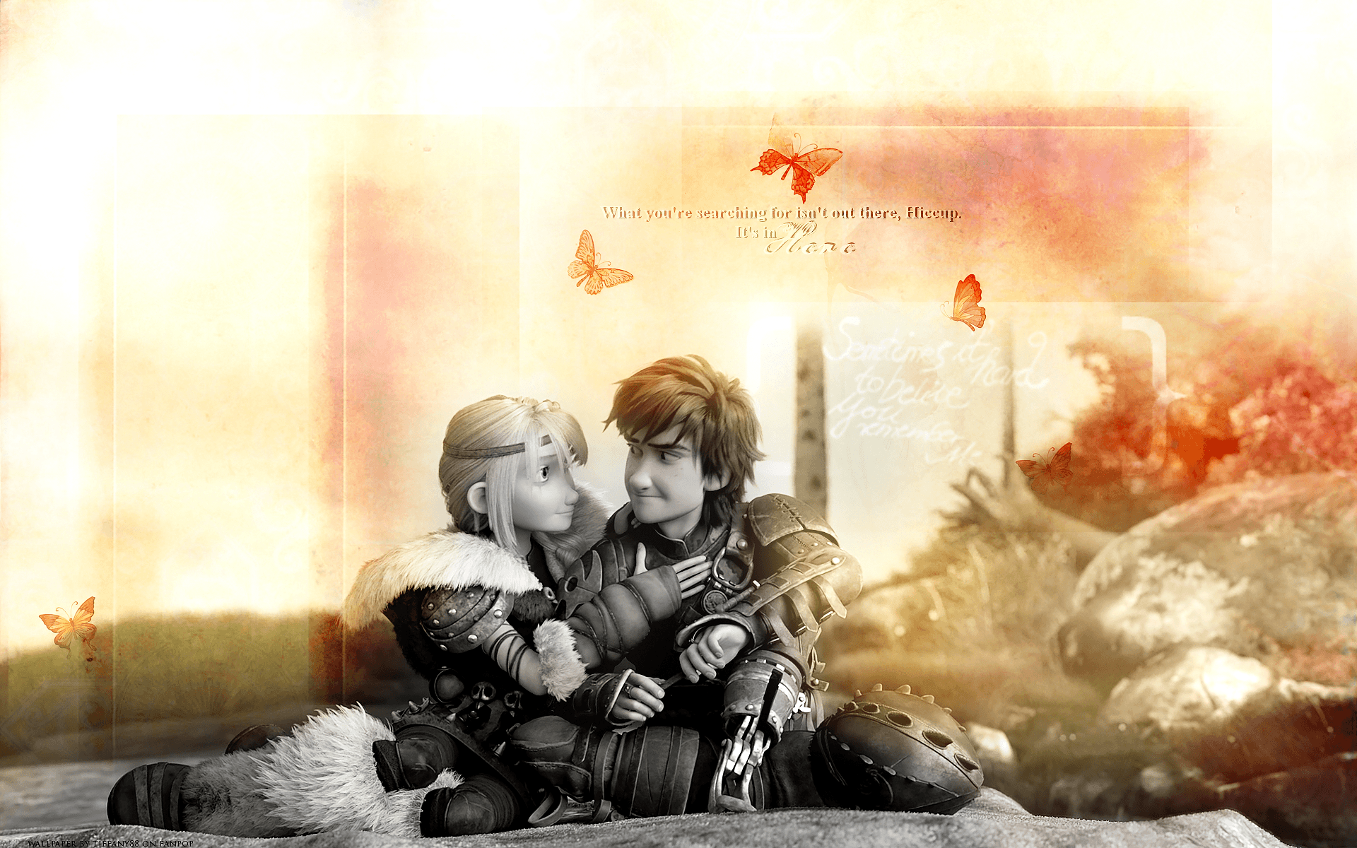 1920x1200 Hiccup And Astrid Wallpaper
