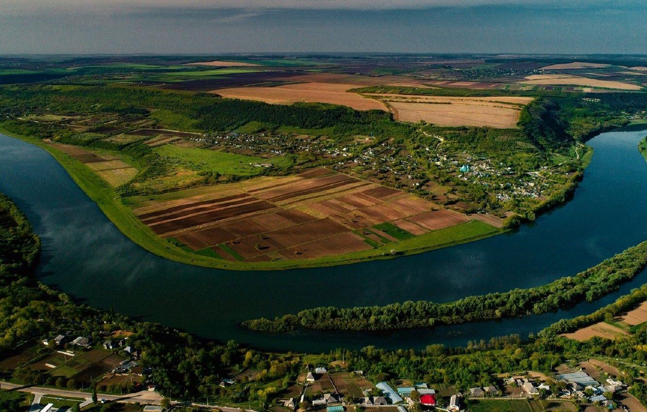 1332x850 Wallpaper nature, river, spring, Moldova, Dniester image