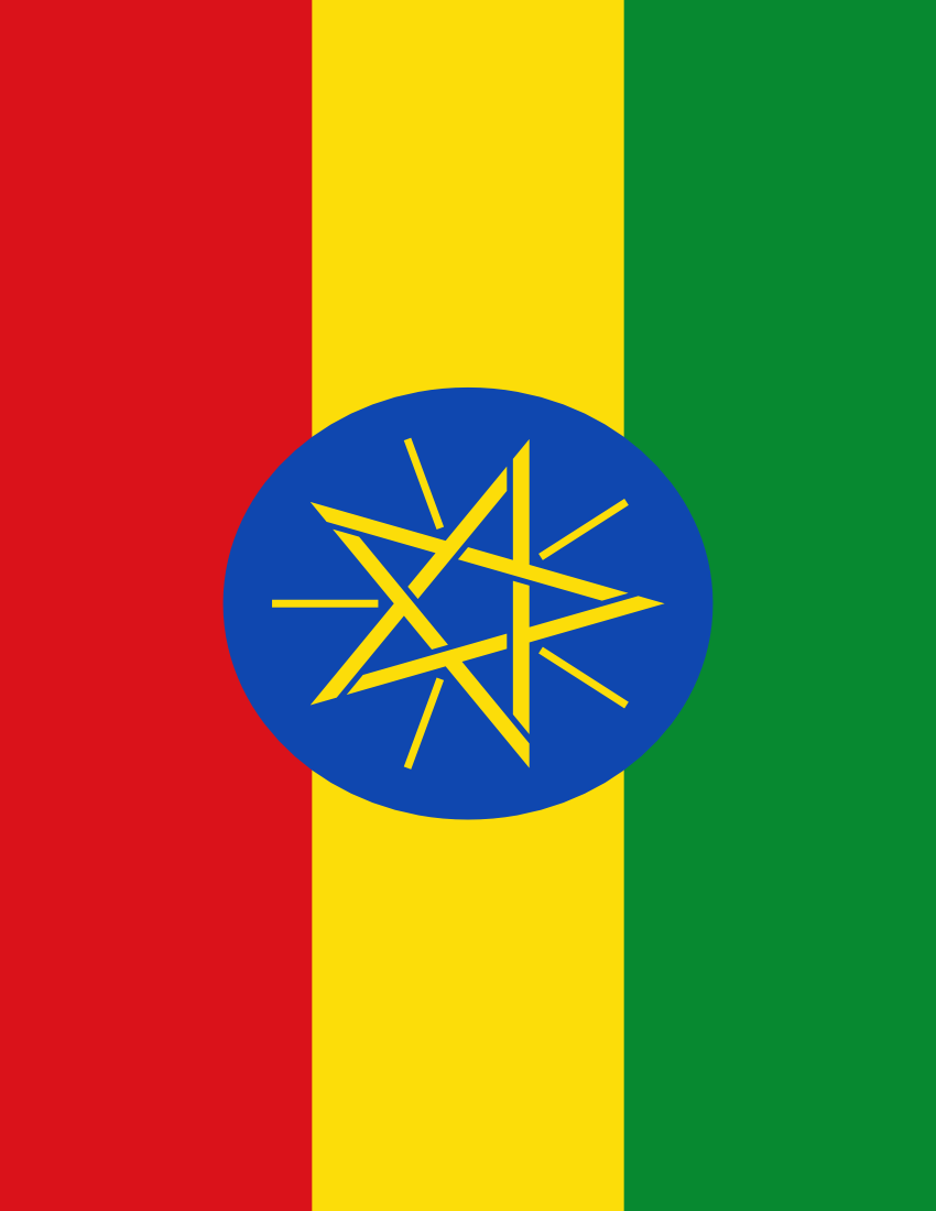 850x1100 ethiopia flag full page