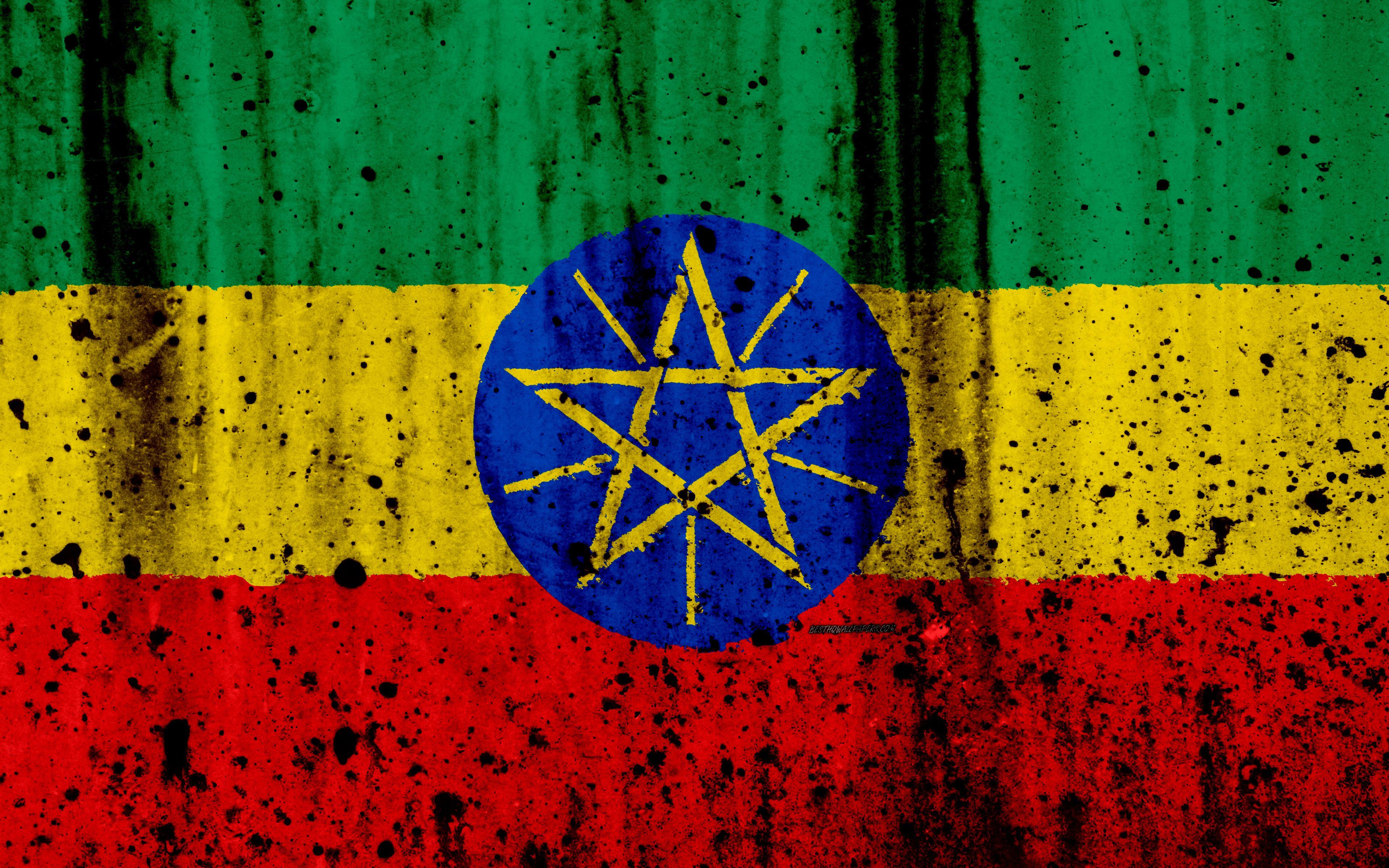 3840x2400 Free photo: Ethiopia Grunge Flag, Retro, National
