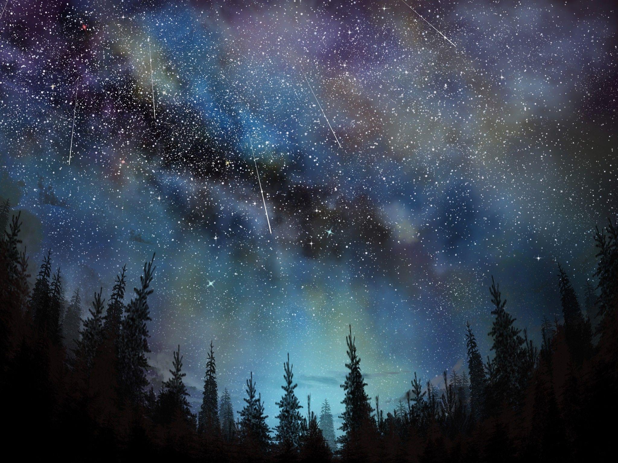 Falling Stars Wallpapers Top Free Falling Stars Backgrounds