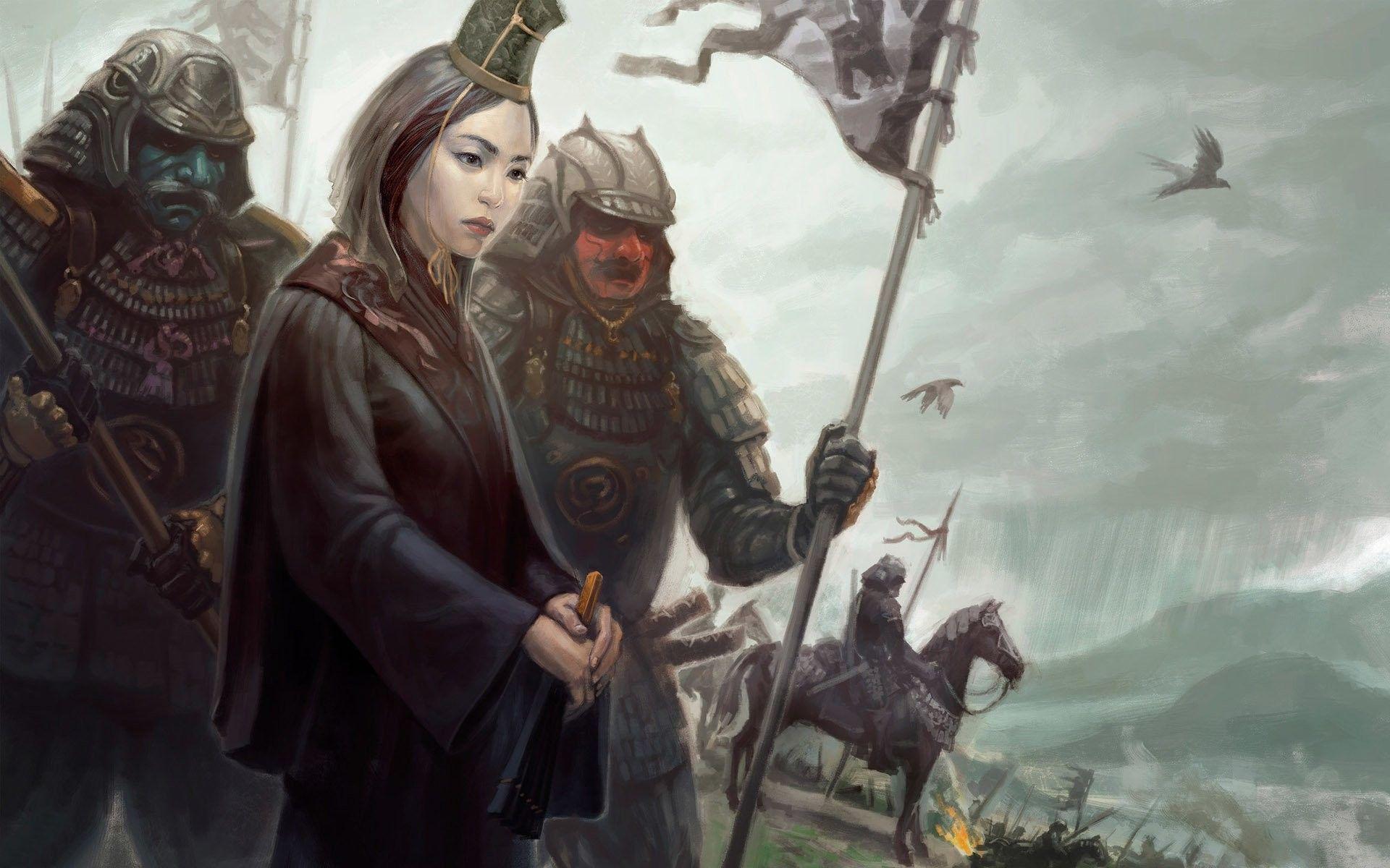 1920x1200 Female Samurai Wallpaper