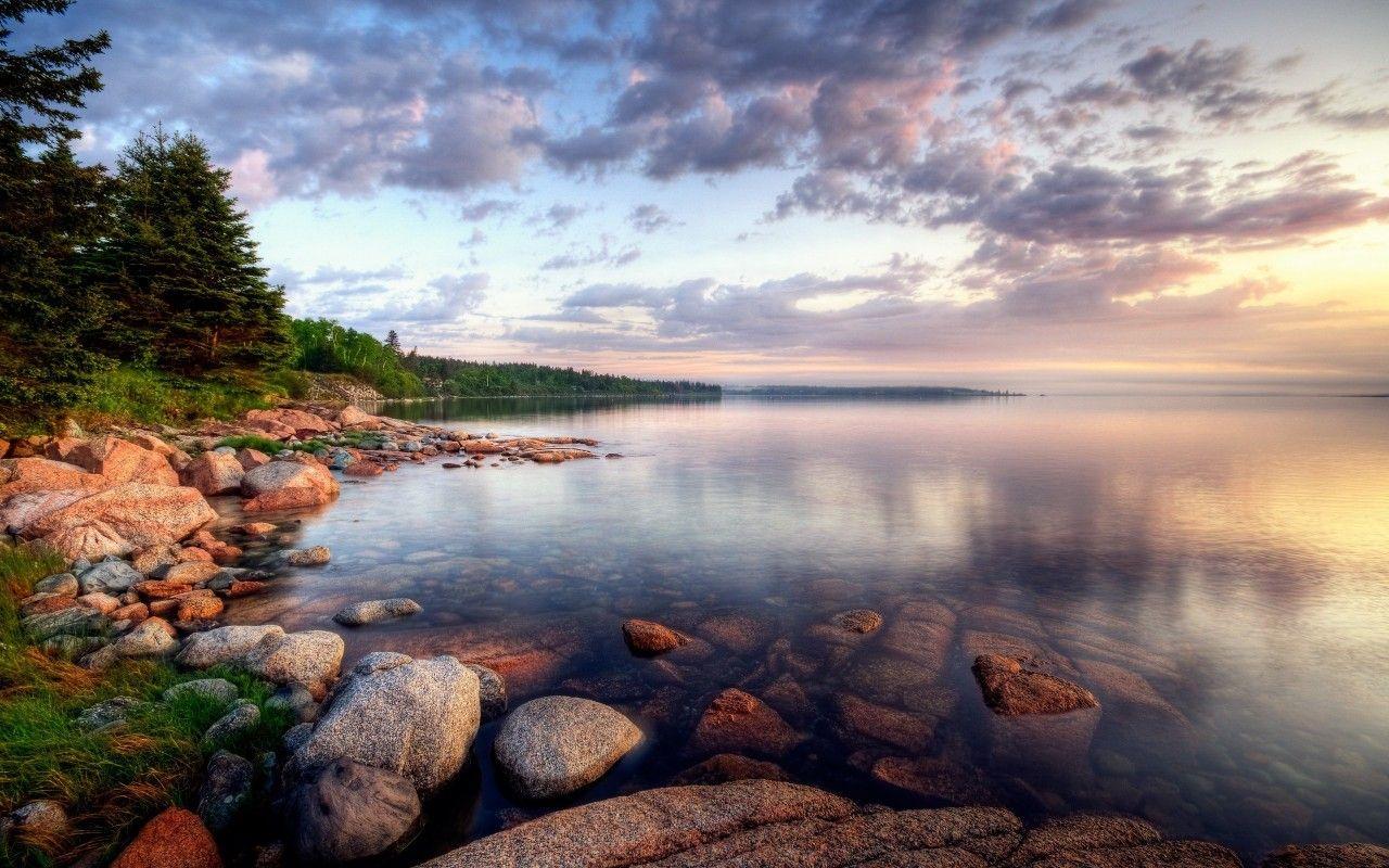 1280x800 Glorious Ocean Rocks Trees Sun wallpaper. Glorious Ocean Rocks Trees Sun