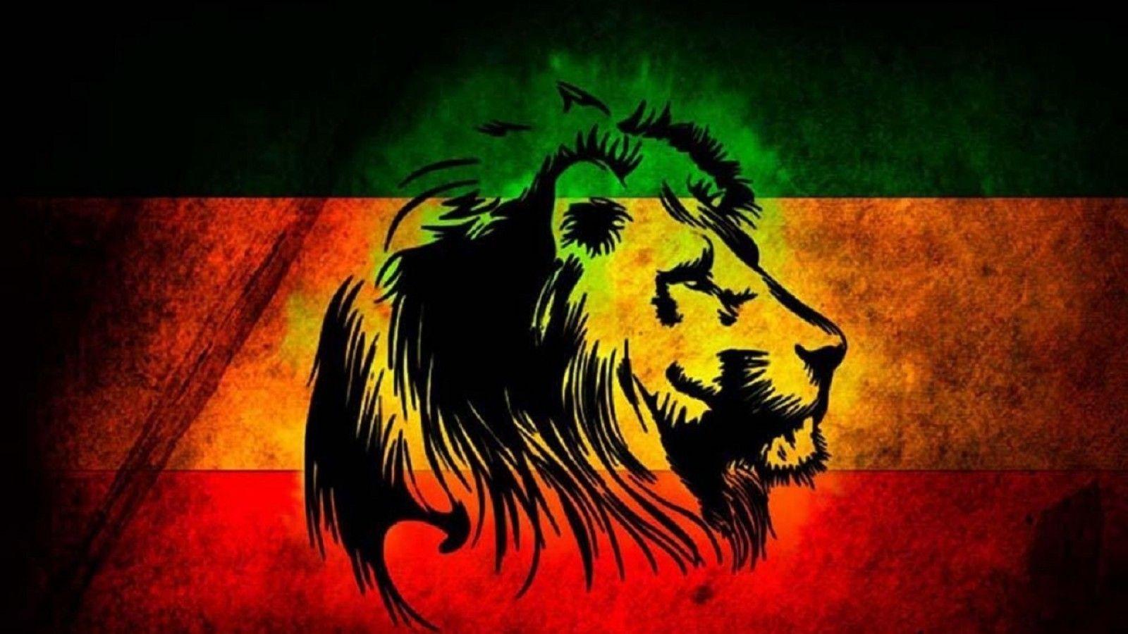 1600x900 Rasta Lion Wallpaper