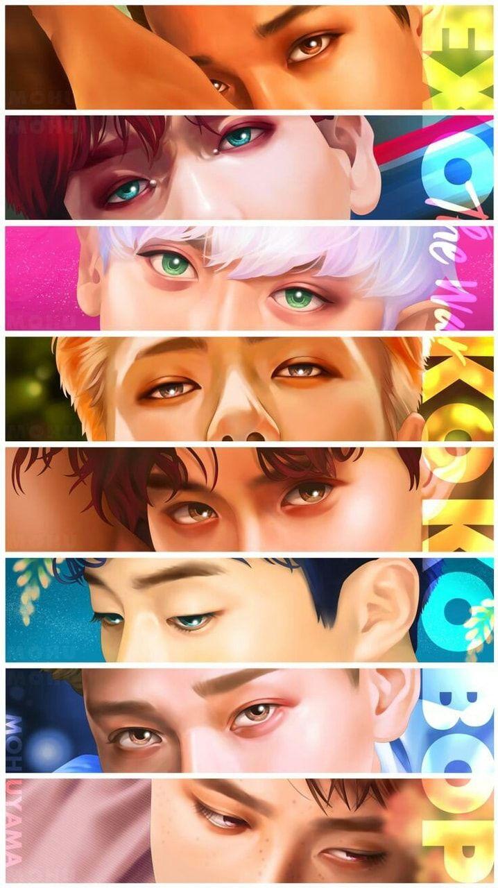 718x1280 Exo ko bop wallpaper