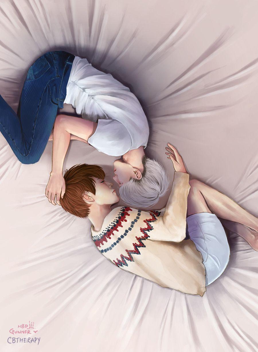 900x1226 Sob Sehun Luhan Exo Fanart Hunhan Selu Run X Gun Your Birthday Was
