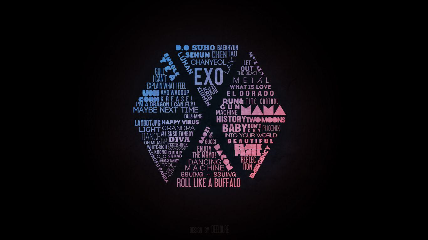 1366x768 EXO Wallpaper