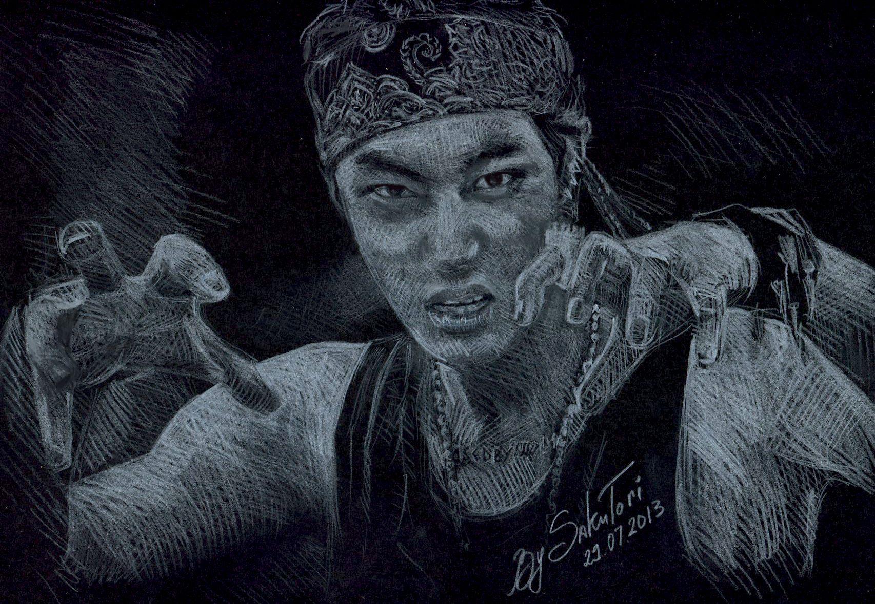 1706x1179 kai Exo loup par sakutori fan Art