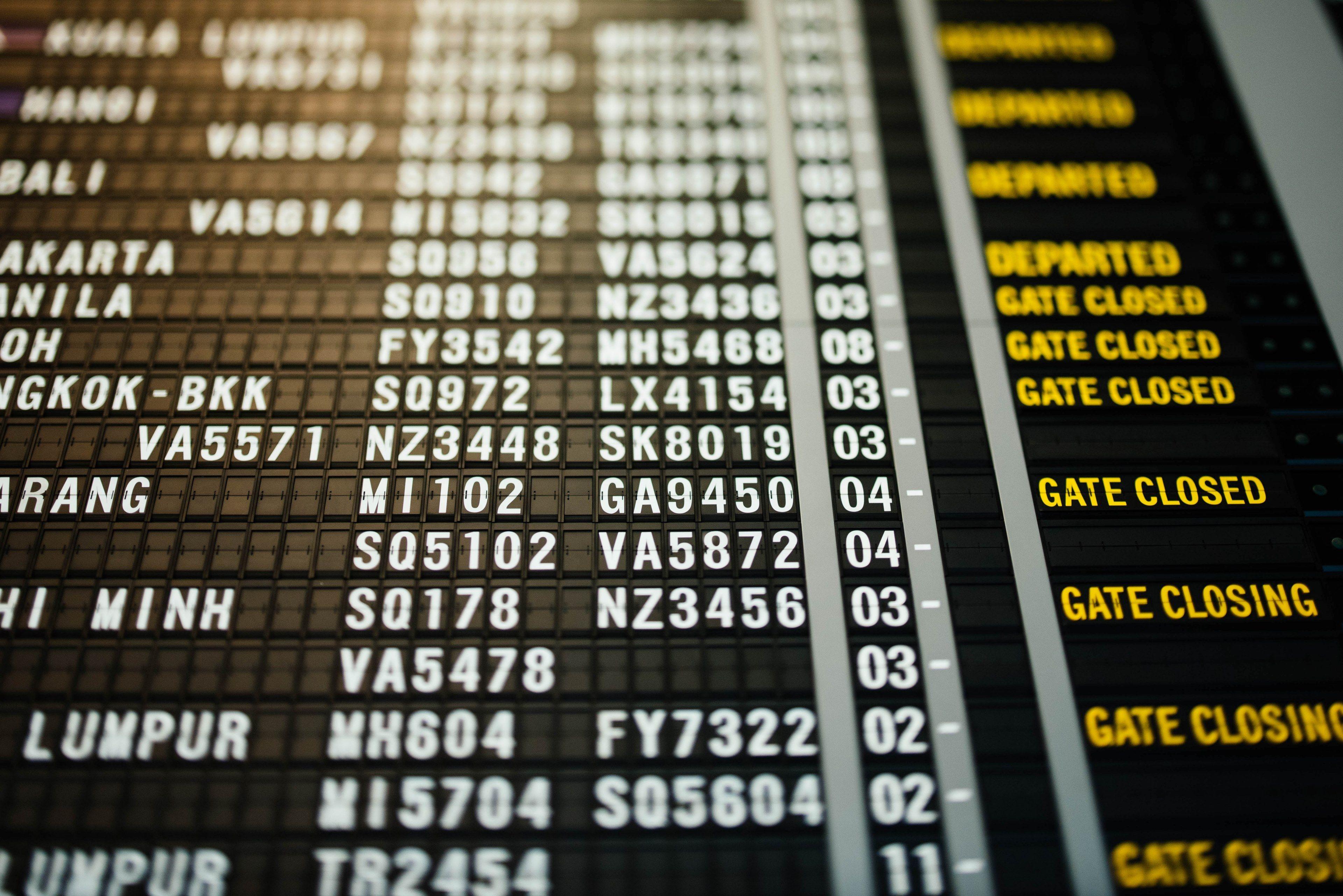 3840x2563 Wallpaper / information airport board 4k wallpaper