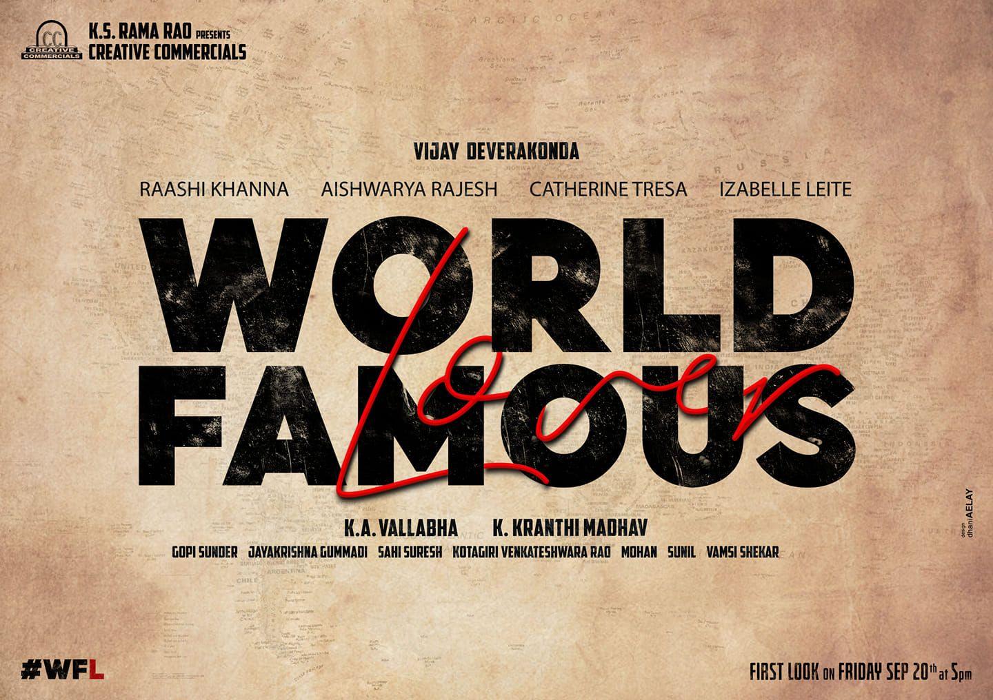 1440x1016 Vijay Deverakonda World Famous Lover Movie First Look ULTRA HD