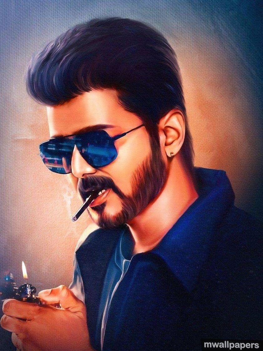 840x1120 Wallpaper Vijay 3D Photo