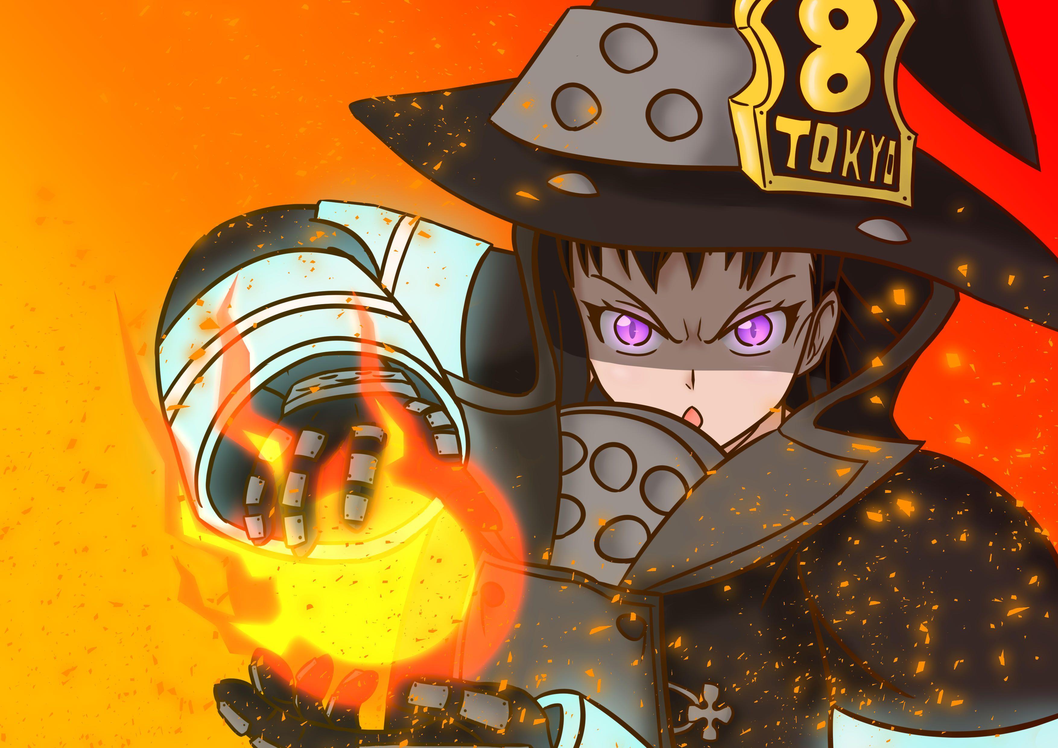 3508x2480 Fire Force HD Wallpaper