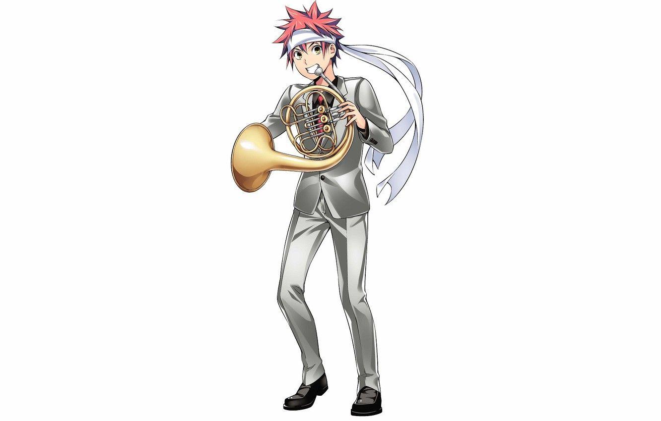 1332x850 Wallpaper Shokugeki no Souma, Yukihira Souma, Official Art, Saeki