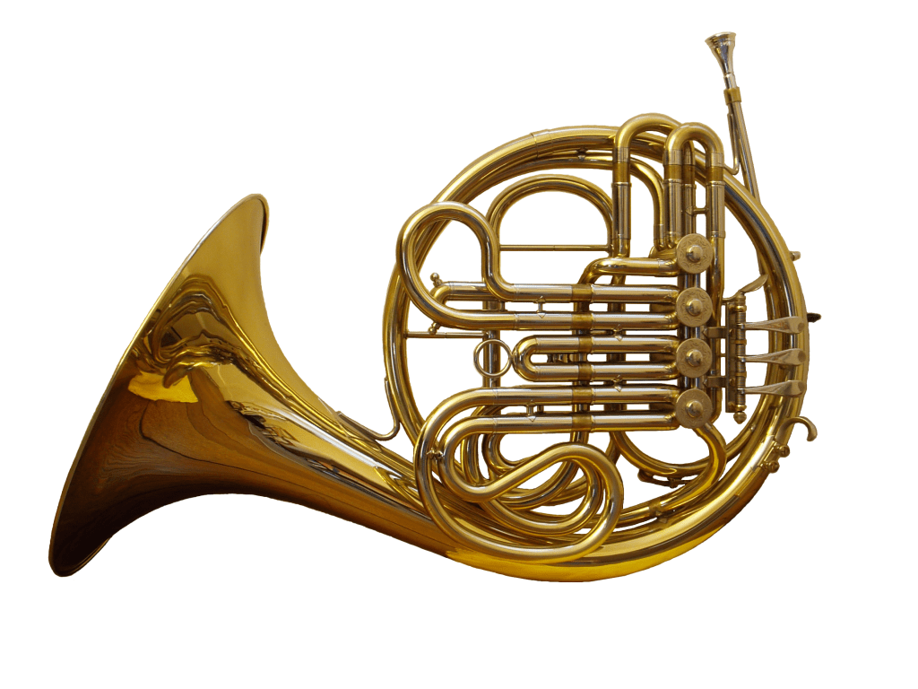 1024x768 French Horn Instrument, Download Wallpaper