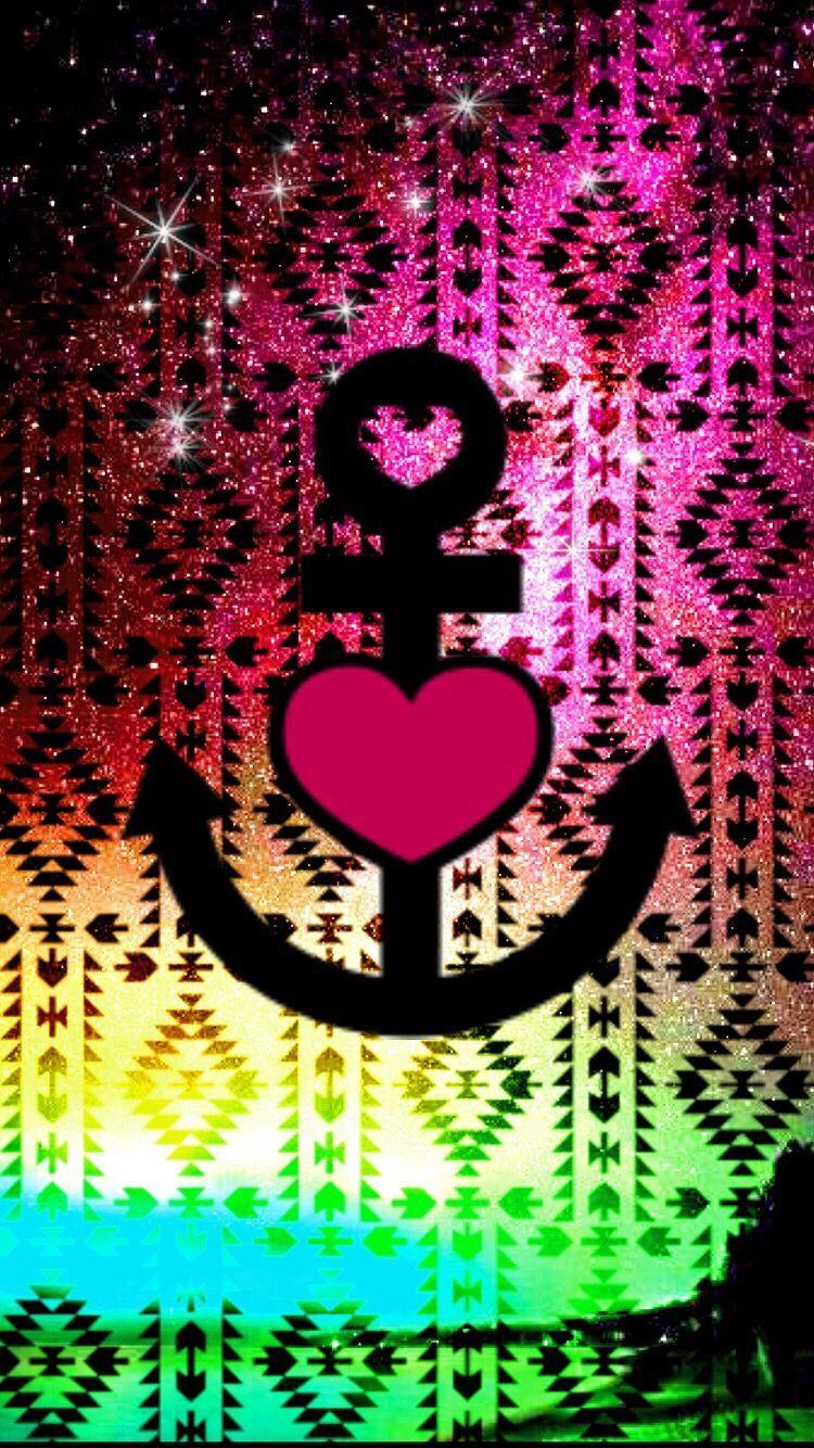 750x1334 Cute girly anchor. Pinteres