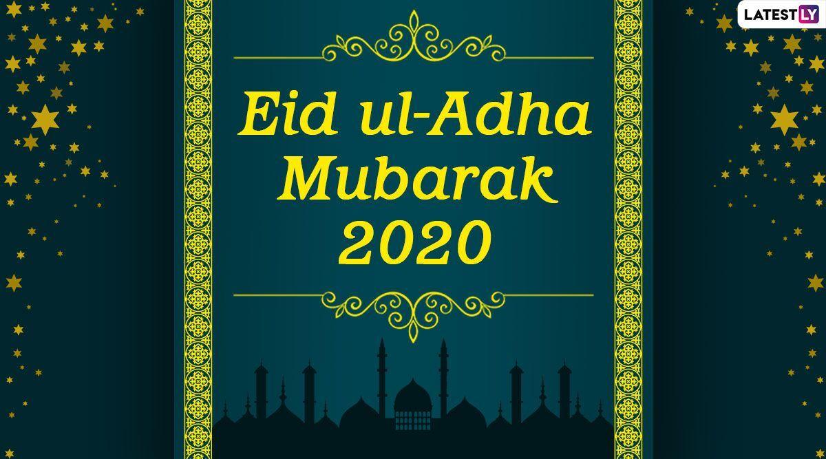 1200x667 Eid Al Adha Mubarak 2020 Image & Bakra Eid HD Wallpaper For Free Download Online: Wish Happy Bakrid 2020 With WhatsApp Stickers And GIF Greetings