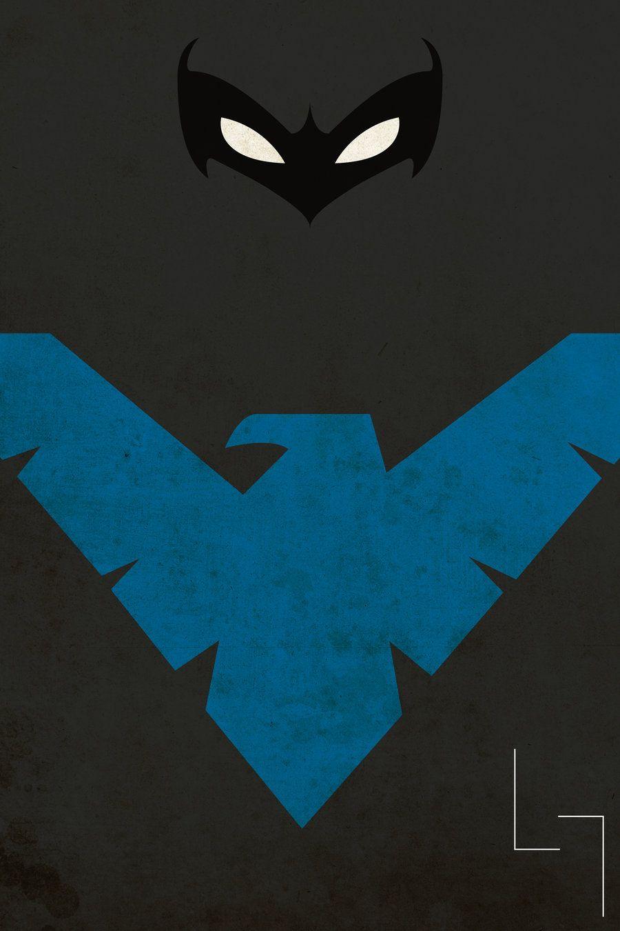 900x1350 4K Ultra HD Background: Nightwing, 900x1350 px