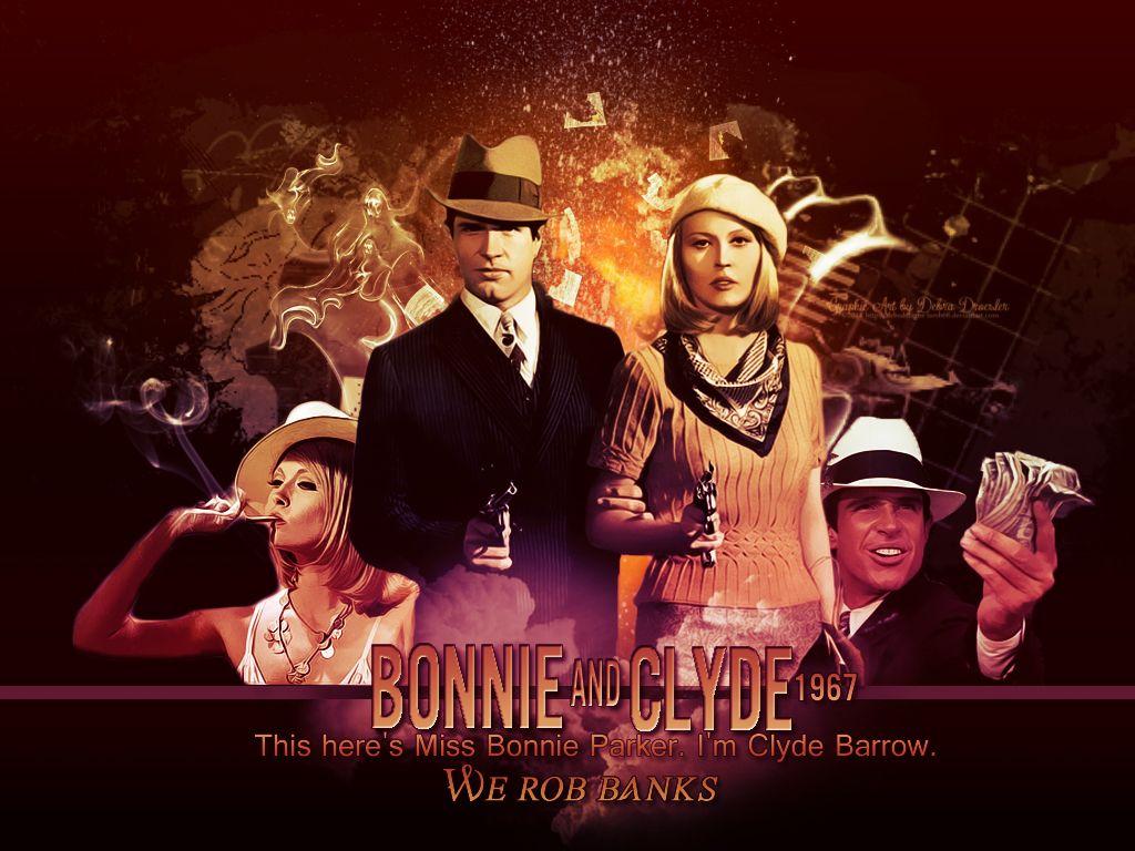 1024x768 Free download Bonnie and Clyde 1967