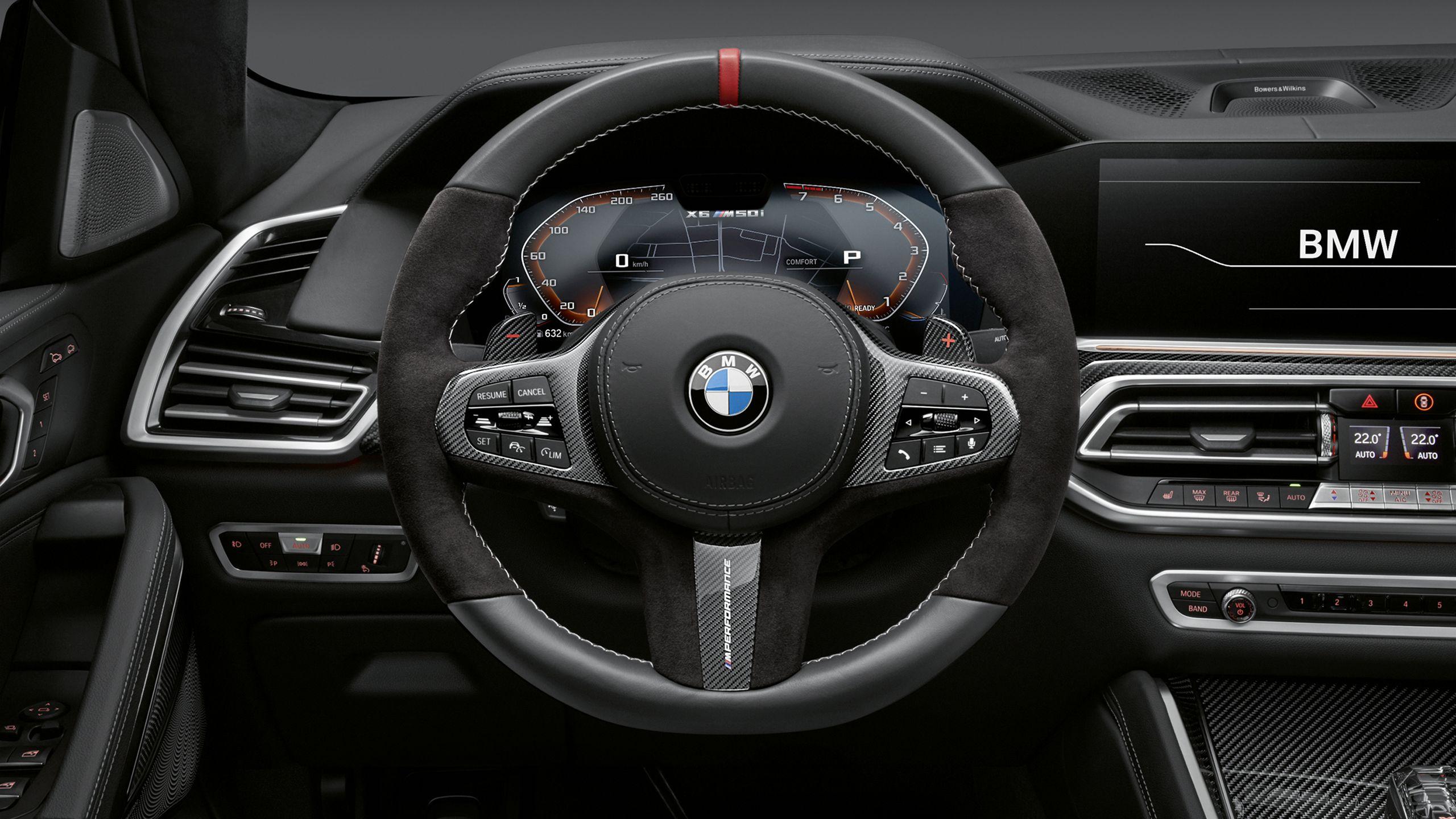 2560x1440 BMW X6 M Performance Parts 2019 Interior Wallpaper. HD Car