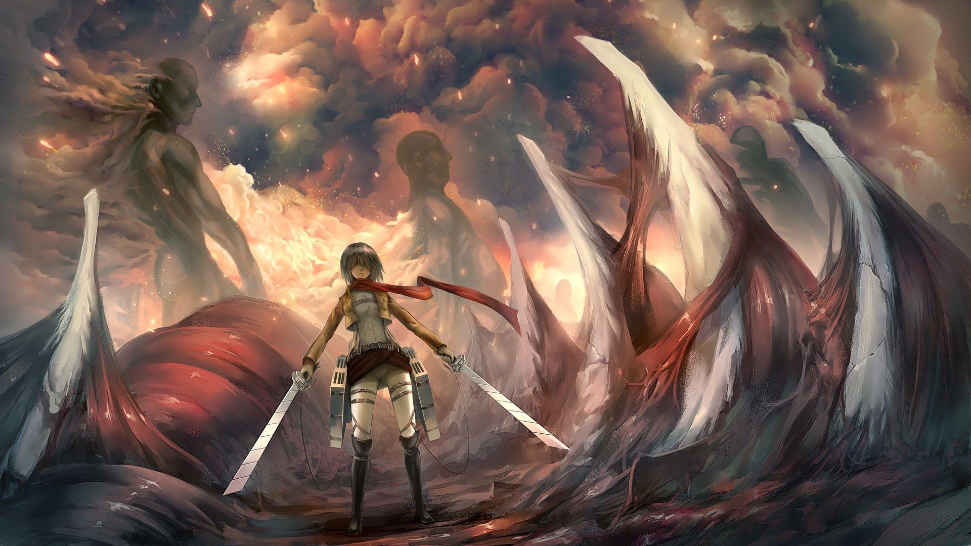 1920x1080 Download Wallpaper Attack on Titan HD Untuk Desktop/PC