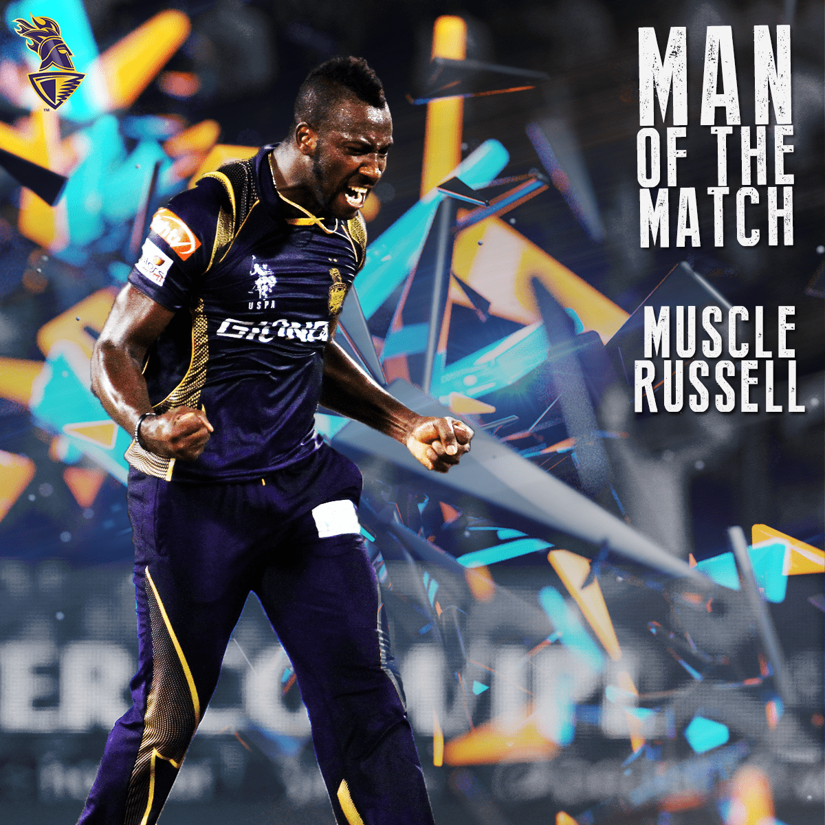 1200x1200 Congratulations Andre Russell for being the Man of the Match! Well