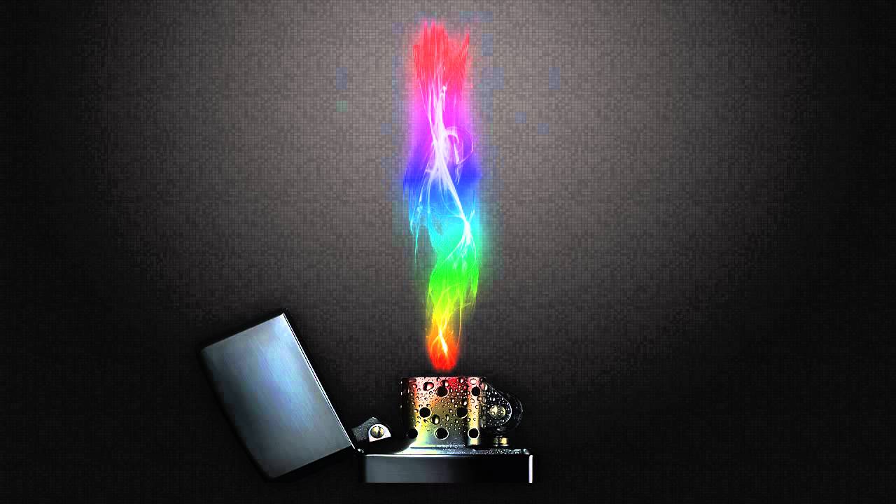 1280x720 Rainbow Lighter Wallpaper