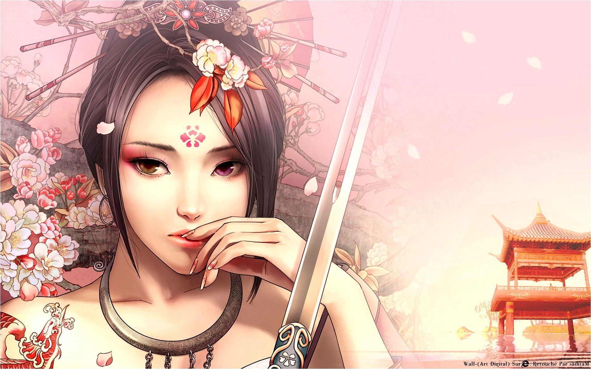 1920x1200 Anime Samurai Wallpaper