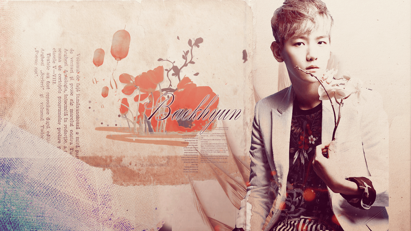 1366x768 Baekhyun Wallpaper. Baekhyun Wallpaper