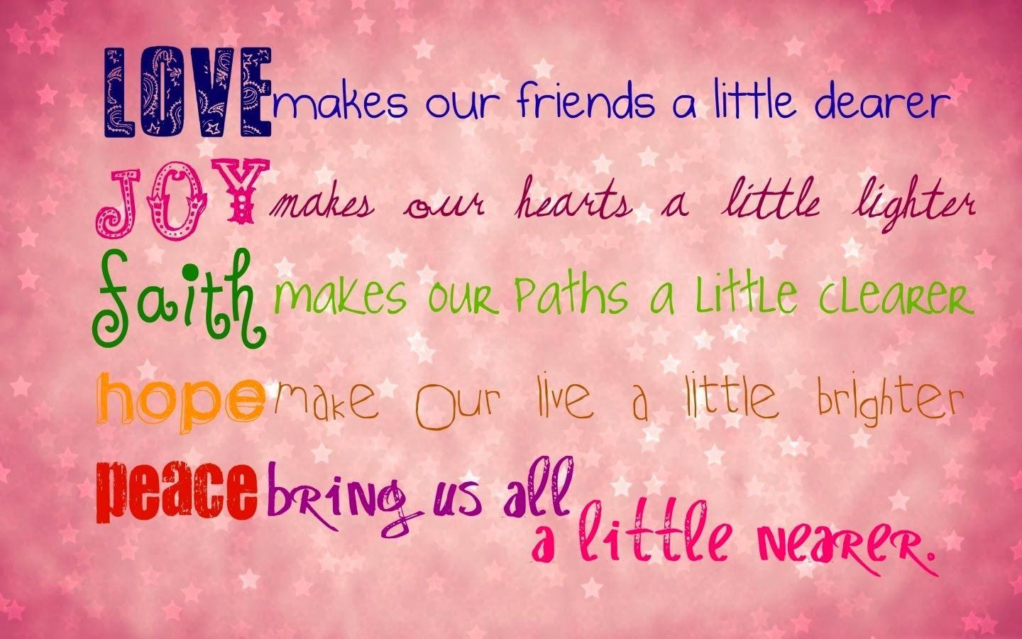 1440x900 HD Cute Quotes & Sayings About Life and Love With Image
