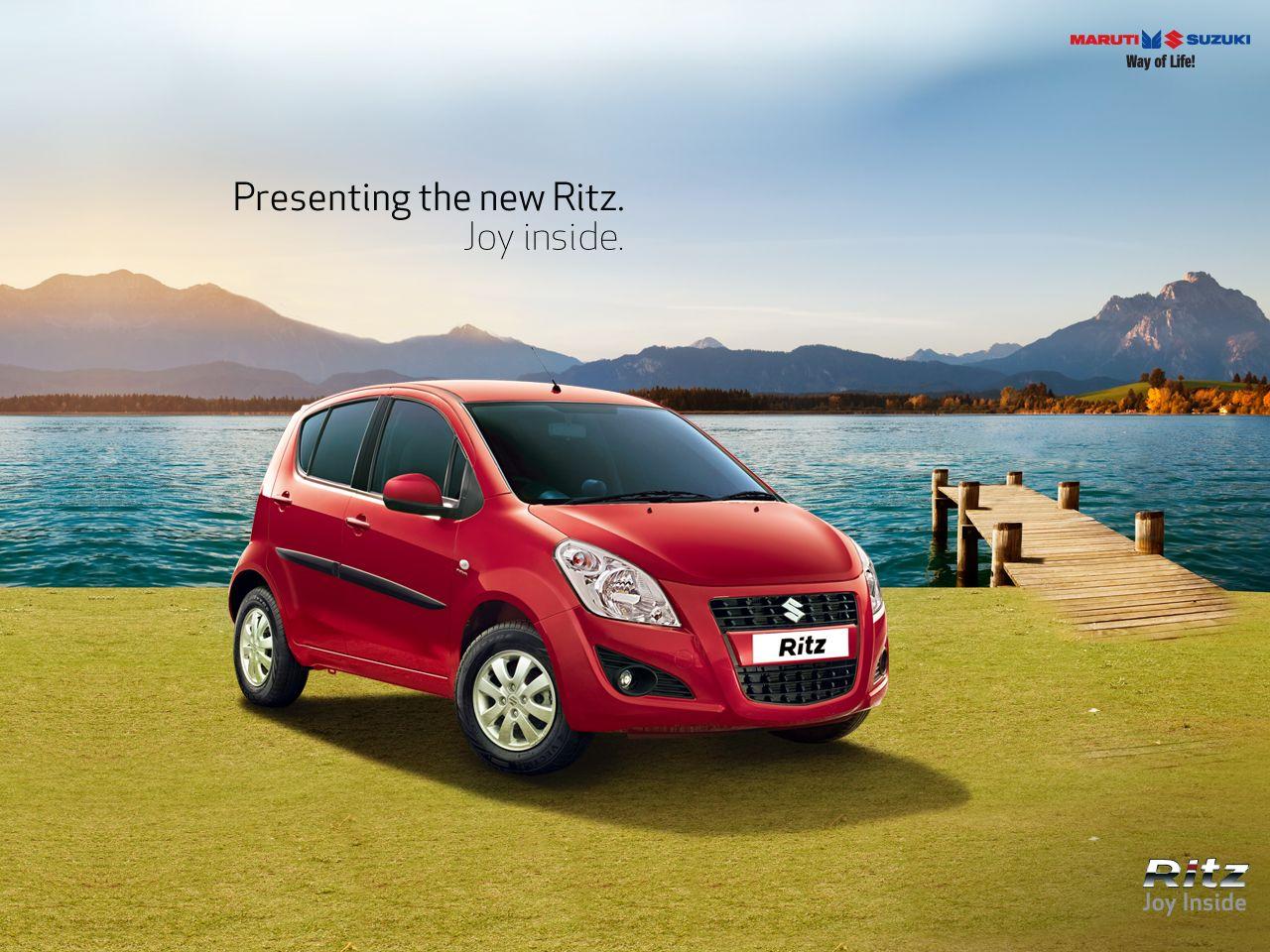 1280x960 New Maruti Suzuki Ritz 3 Quarter Front 'Red'