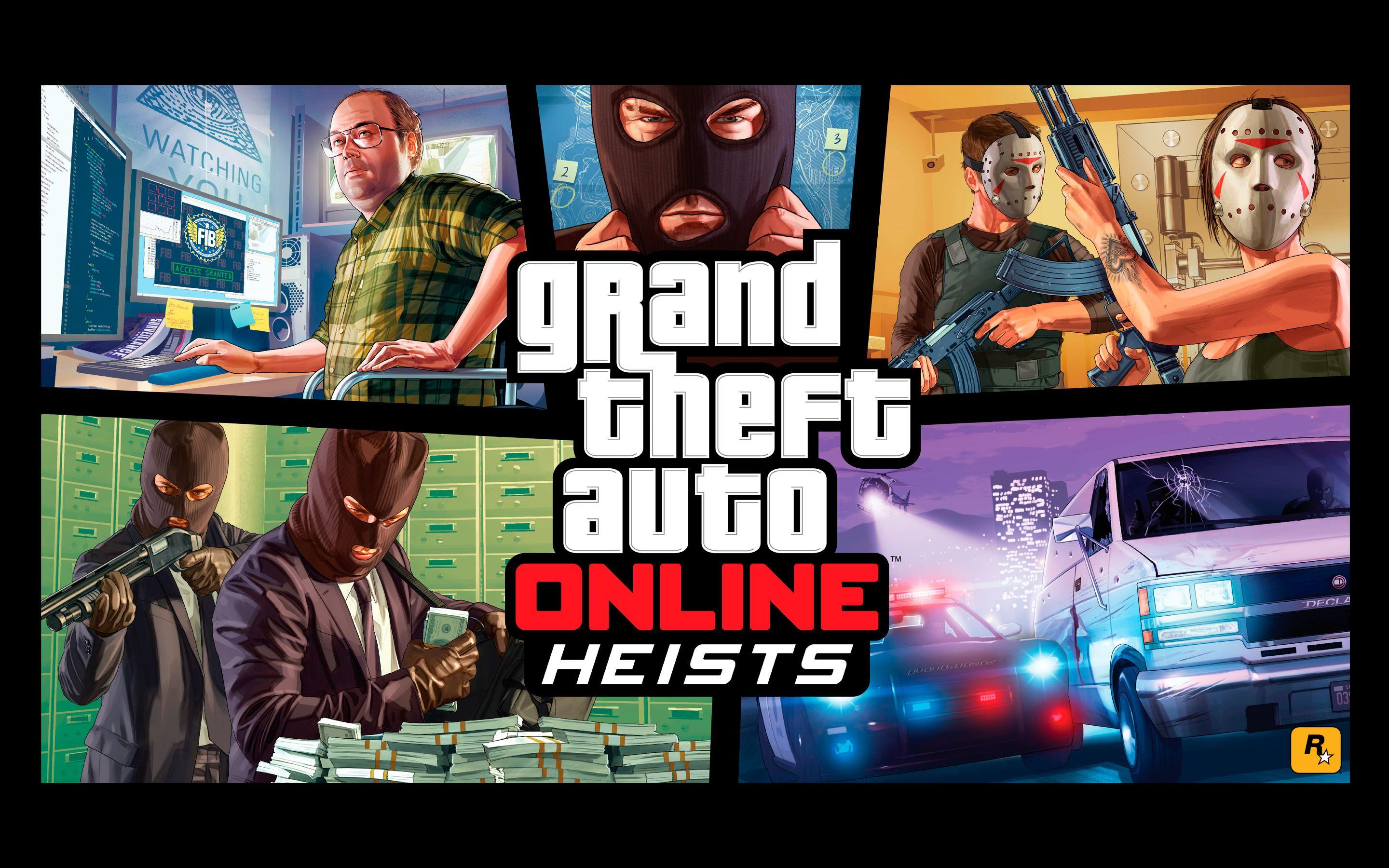 2880x1800 GTA 5 Online Heist Wallpaperx1800