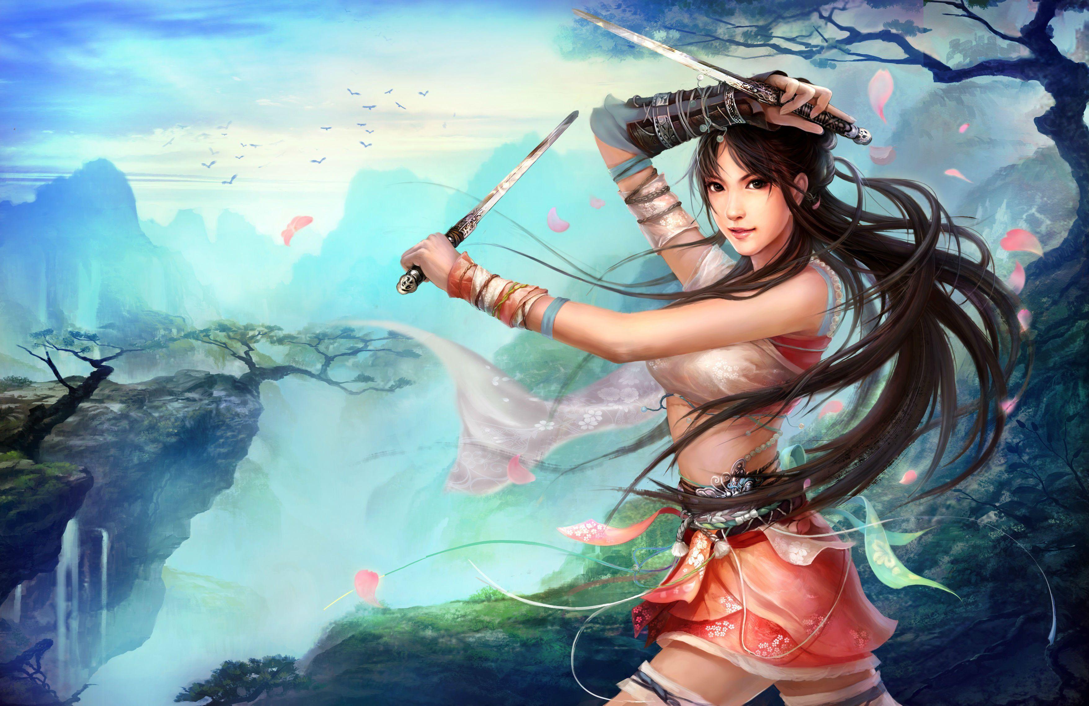3513x2280 SWORDSMAN ONLINE fantasy mmo rpg action fighting martial kung 1sworo