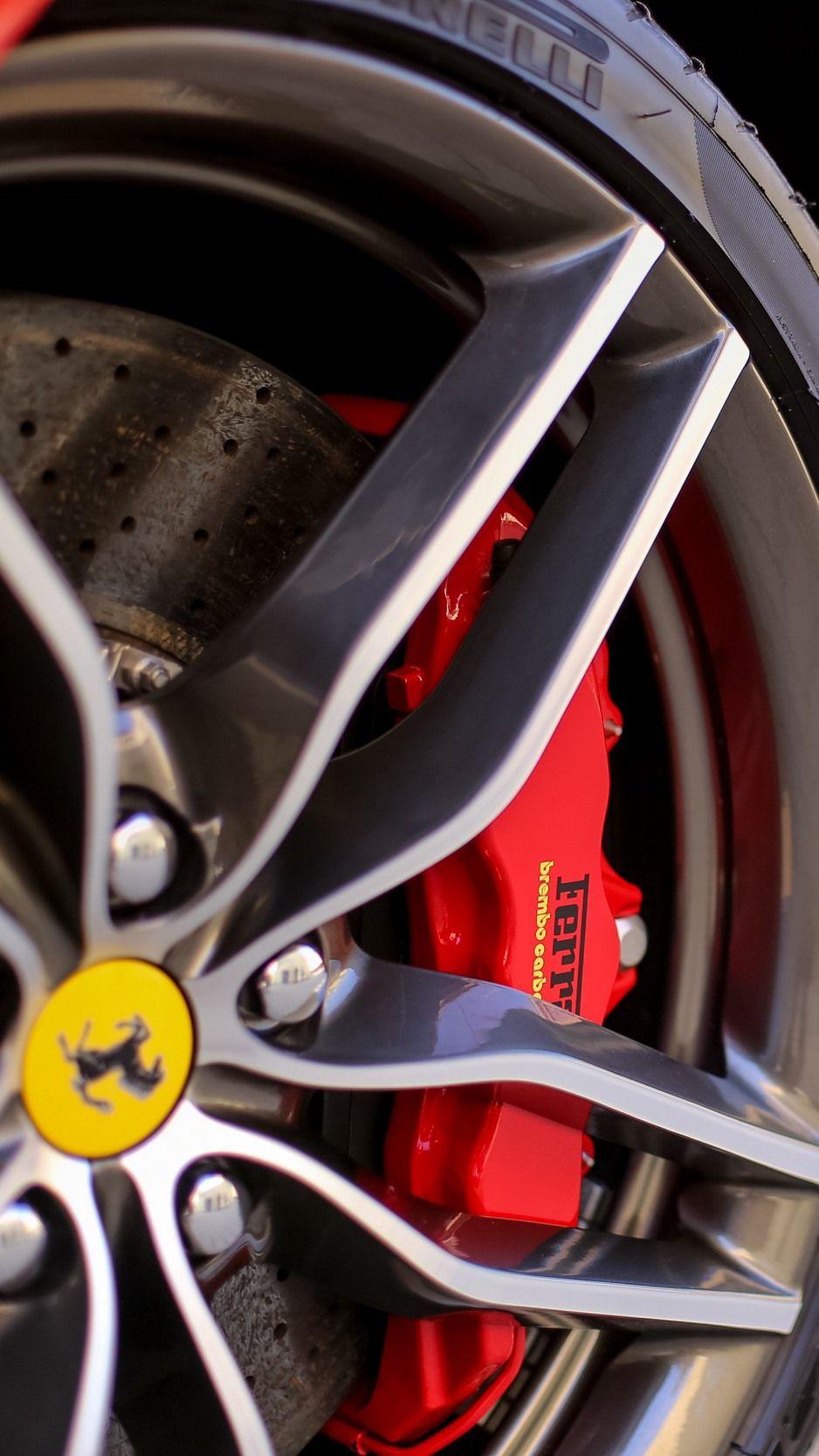 938x1668 Ferrari Wheel Wallpaper