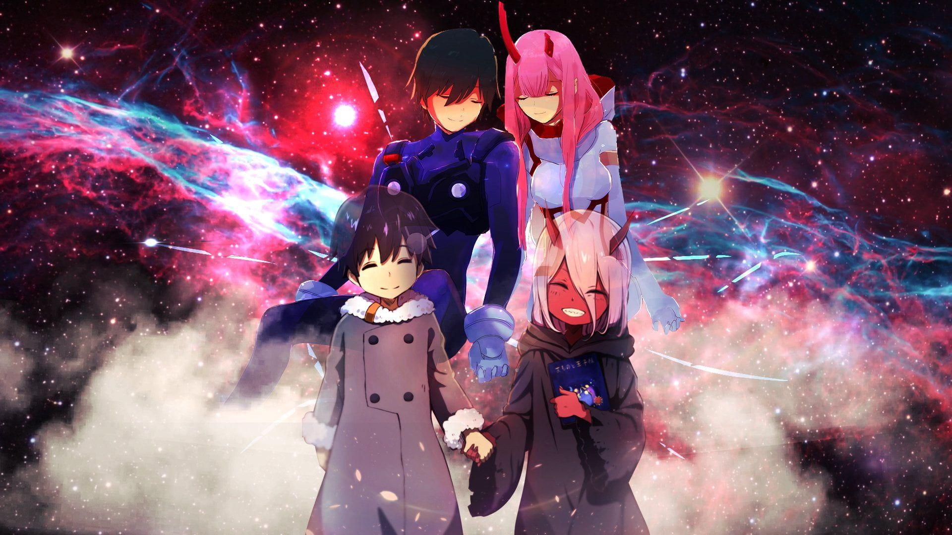 Hiro And Zero Two Wallpapers Top Free Hiro And Zero Two Backgrounds Wallpaperaccess