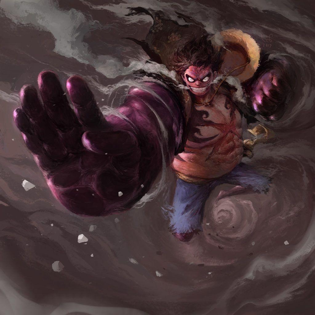 1024x1024 Monkey D. Luffy One Piece 2020 HD Wallpaper for download free